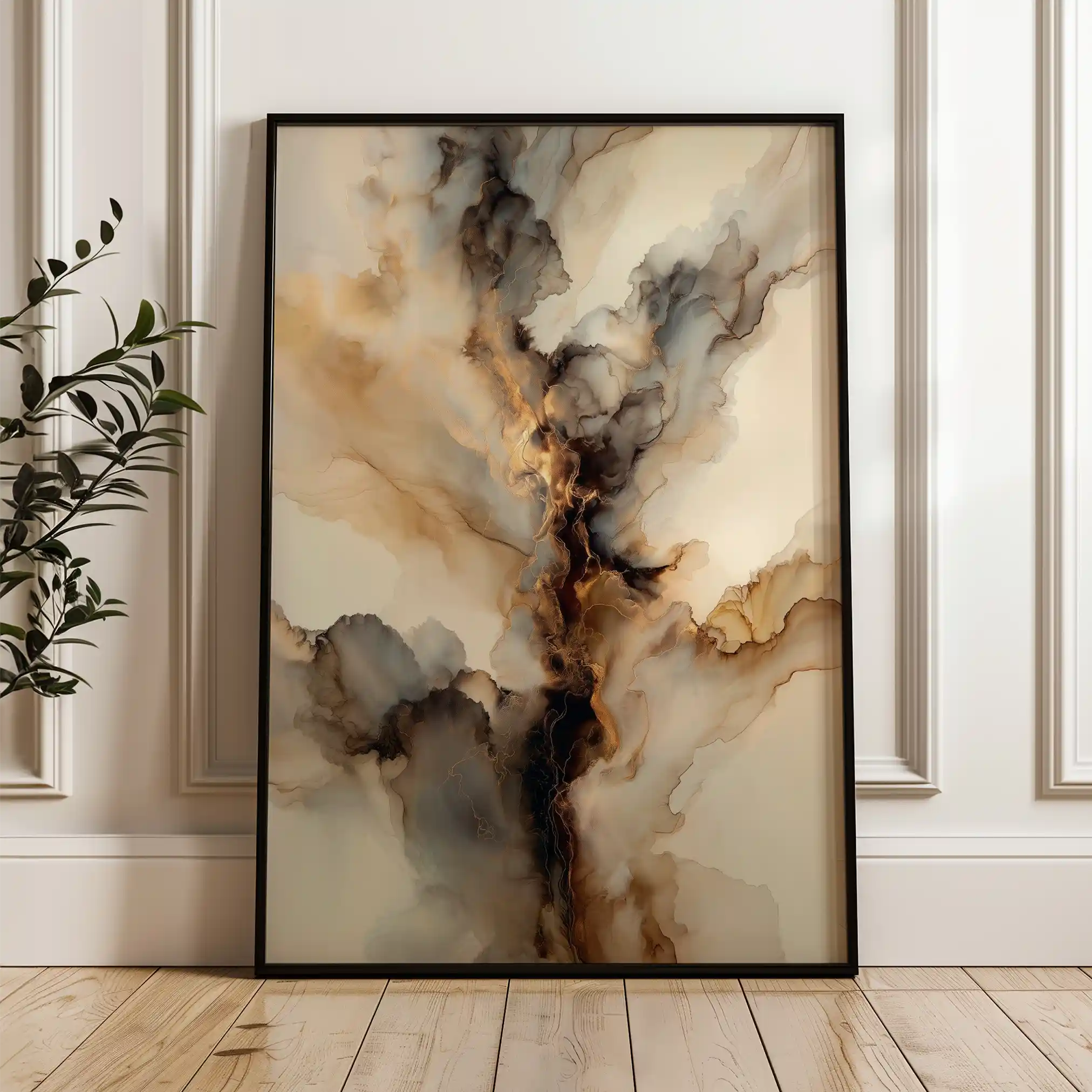 Abstract 2139 Canvas Art 60 x 40 cm / Stretched on hidden frame