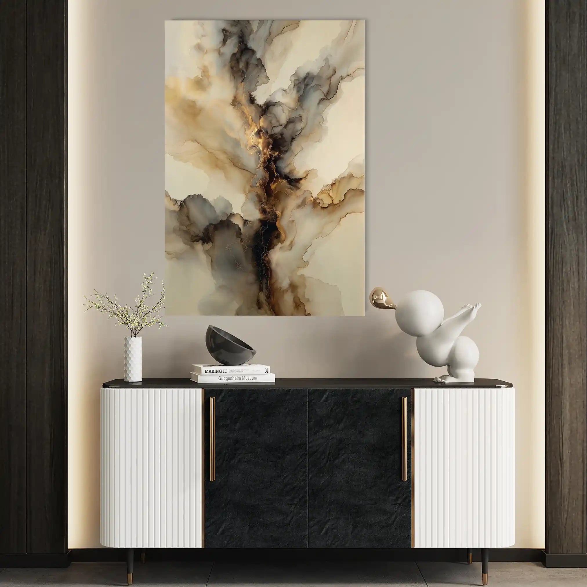 Abstract 2139 Canvas Art 60 x 40 cm / Stretched on hidden frame