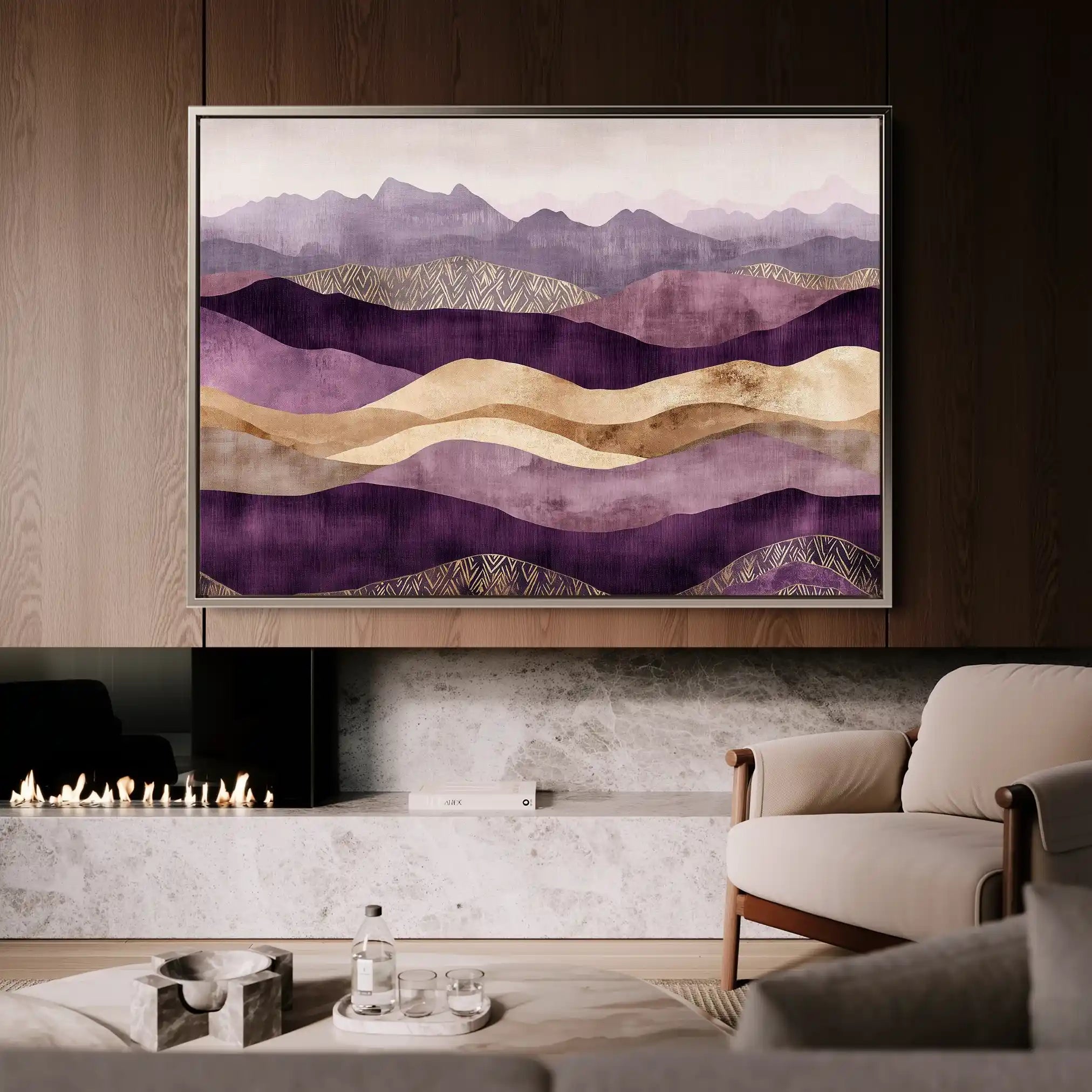 Boho 214 Canvas Art 90 x 60 cm / Stretched on hidden frame