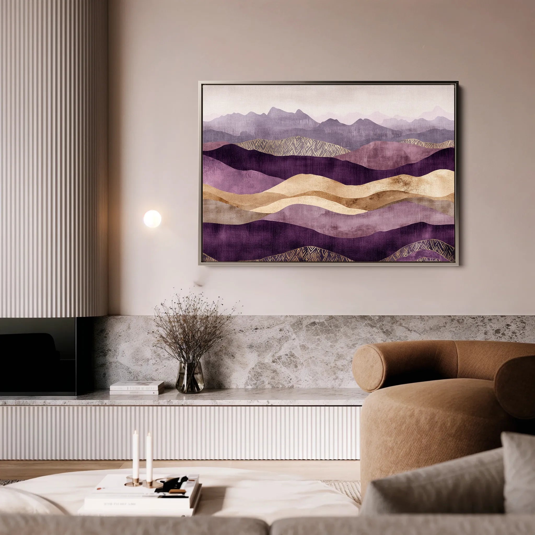 Boho Canvas Wall Art WAD214-BH 90 x 60 cm / Stretched on hidden frame