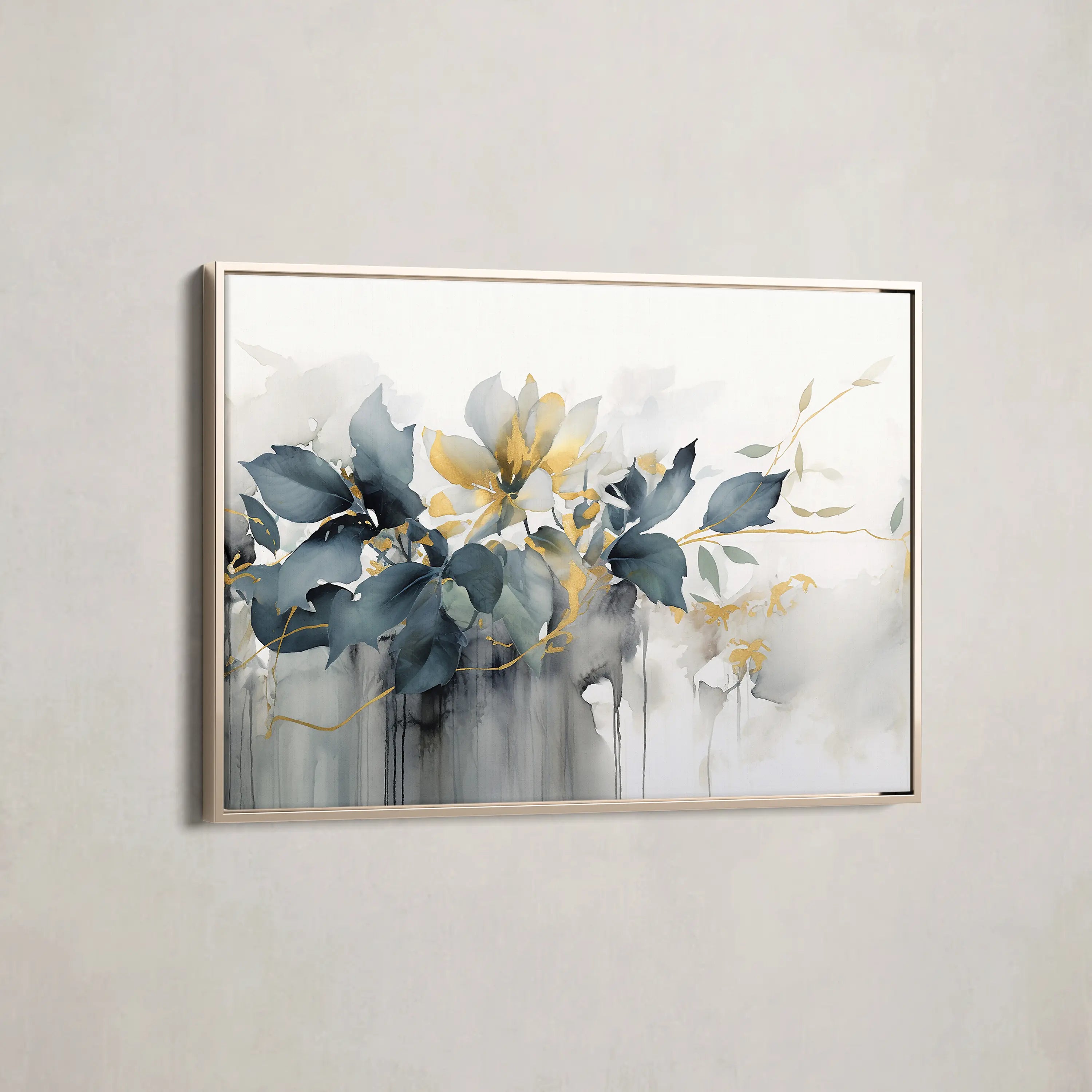 Floral Canvas Wall Art WAD214-F 90 x 60 cm / Stretched on hidden frame