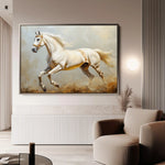 Horses 214 Canvas Art 90 x 60 cm / Stretched on hidden frame