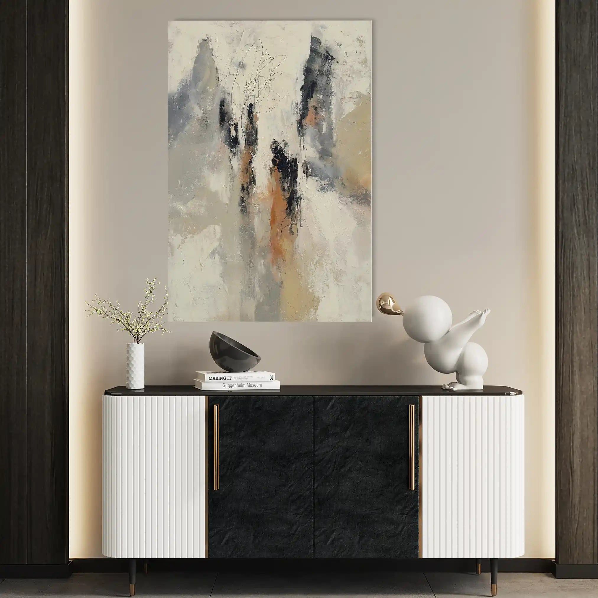 Abstract 2142 Canvas Art 60 x 40 cm / Stretched on hidden frame