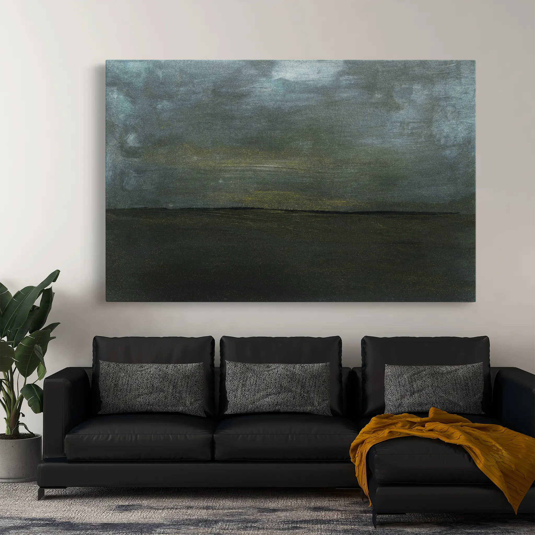 Abstract Canvas Wall Art WAD215-A 90 x 60 cm / Stretched on hidden frame