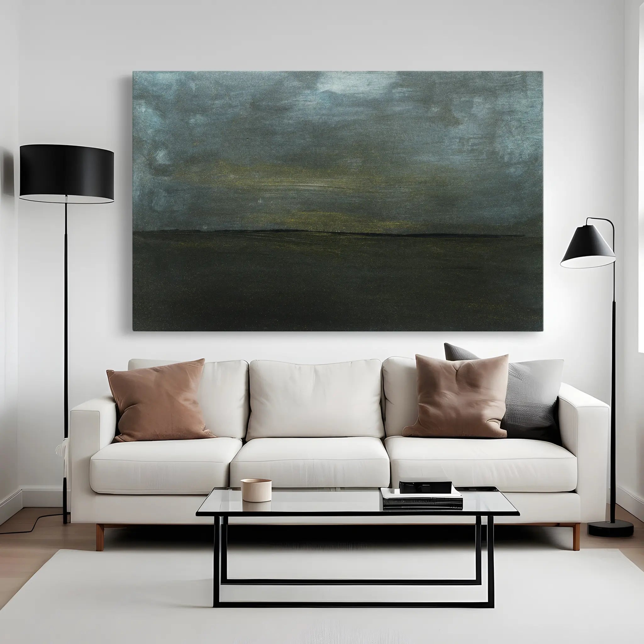 Abstract Canvas Wall Art WAD215-A 90 x 60 cm / Stretched on hidden frame