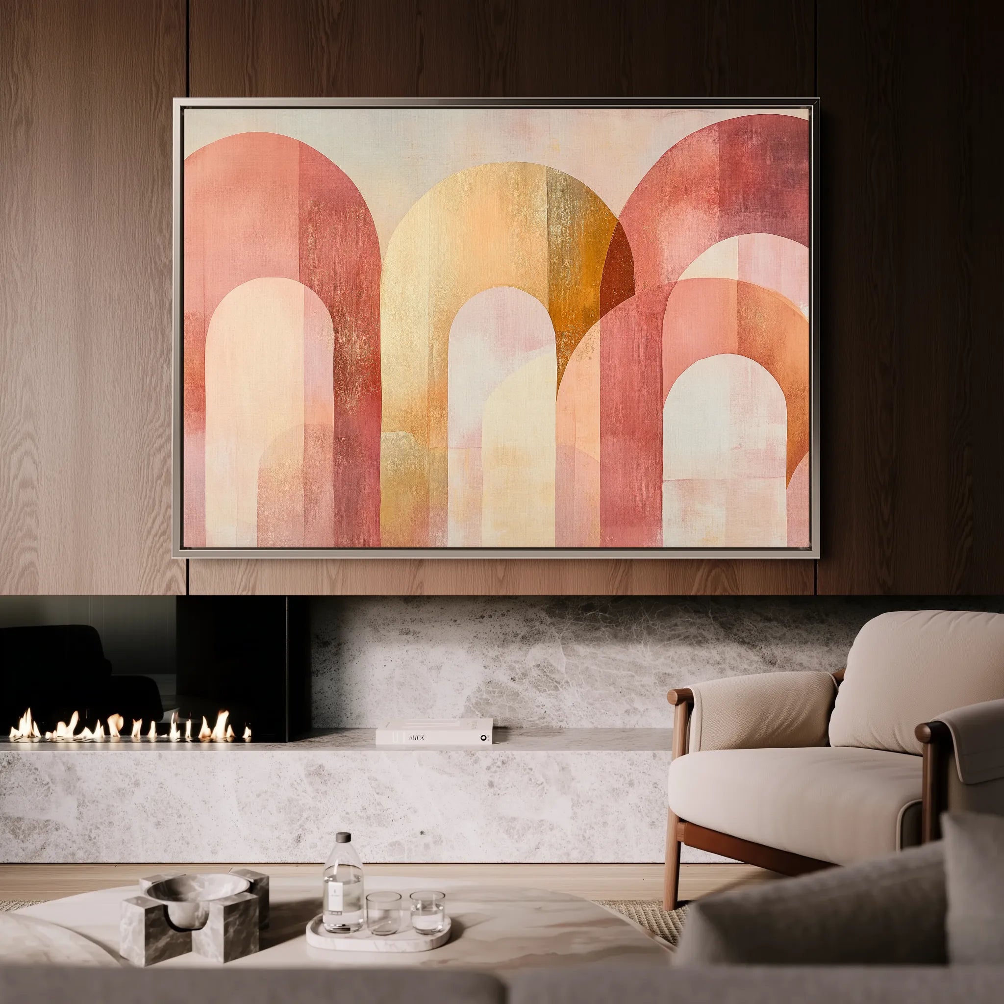 Boho Canvas Wall Art WAD215-BH 90 x 60 cm / Stretched on hidden frame