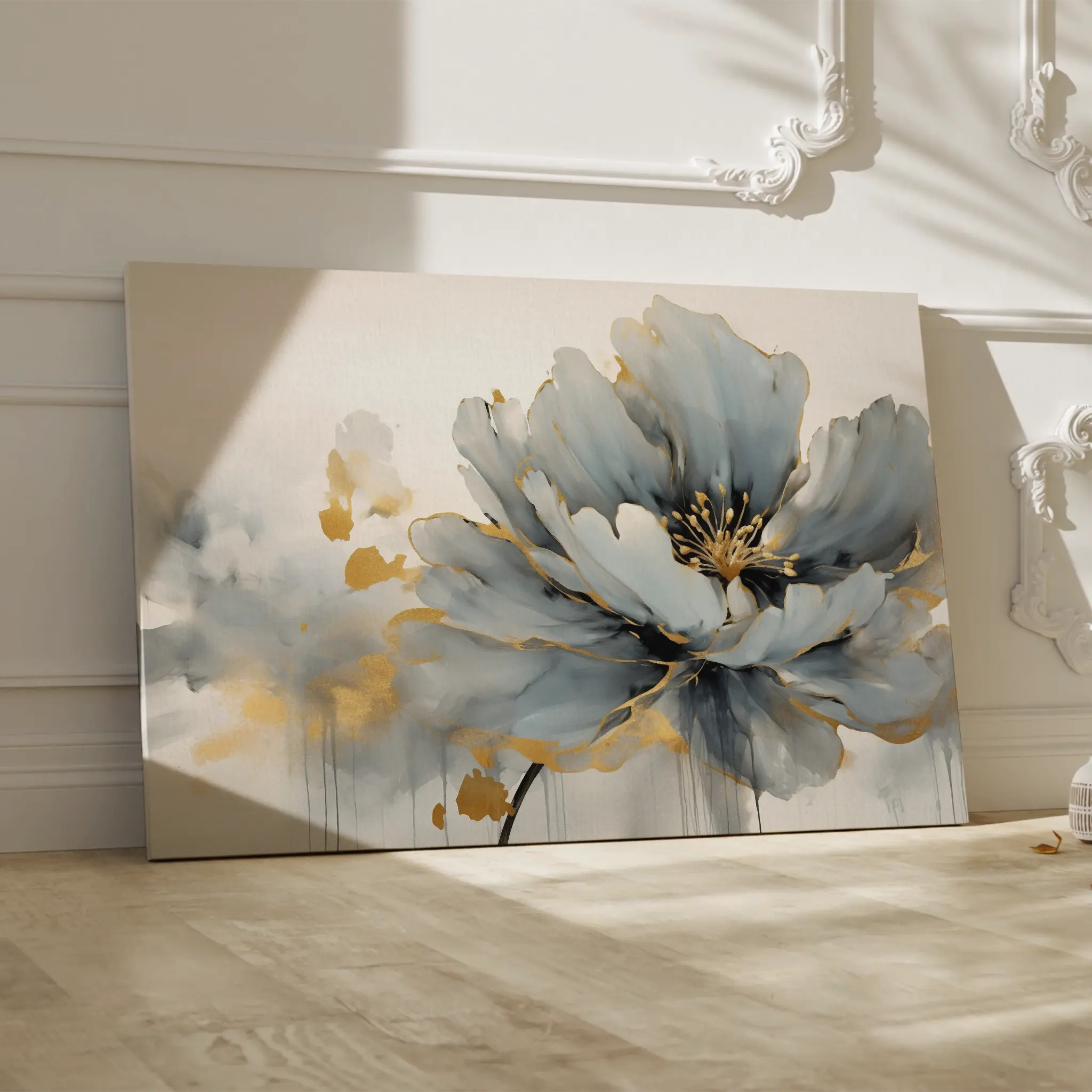 Floral Canvas Wall Art WAD215-F 90 x 60 cm / Stretched on hidden frame