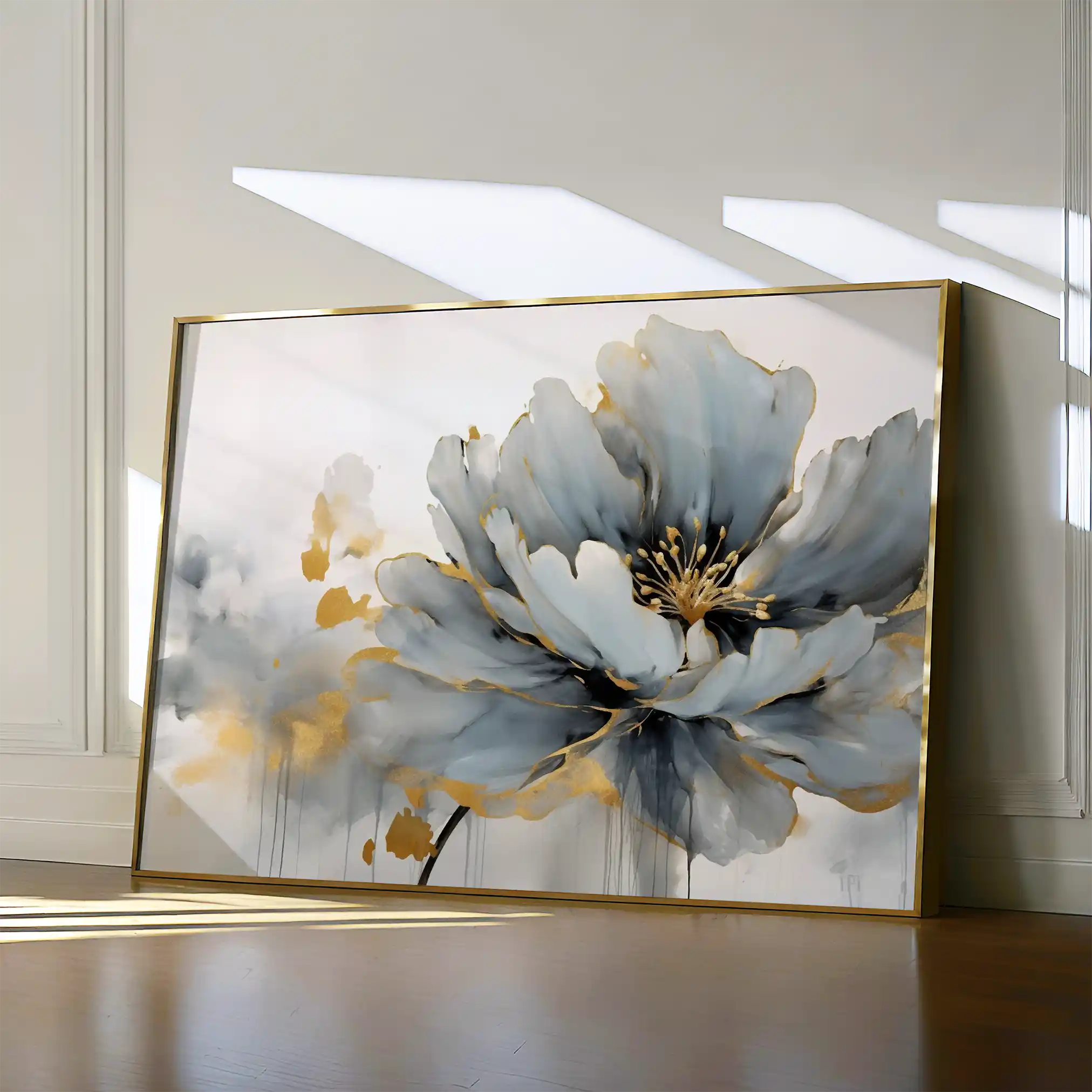 Floral Canvas Wall Art WAD215-F 90 x 60 cm / Stretched on hidden frame