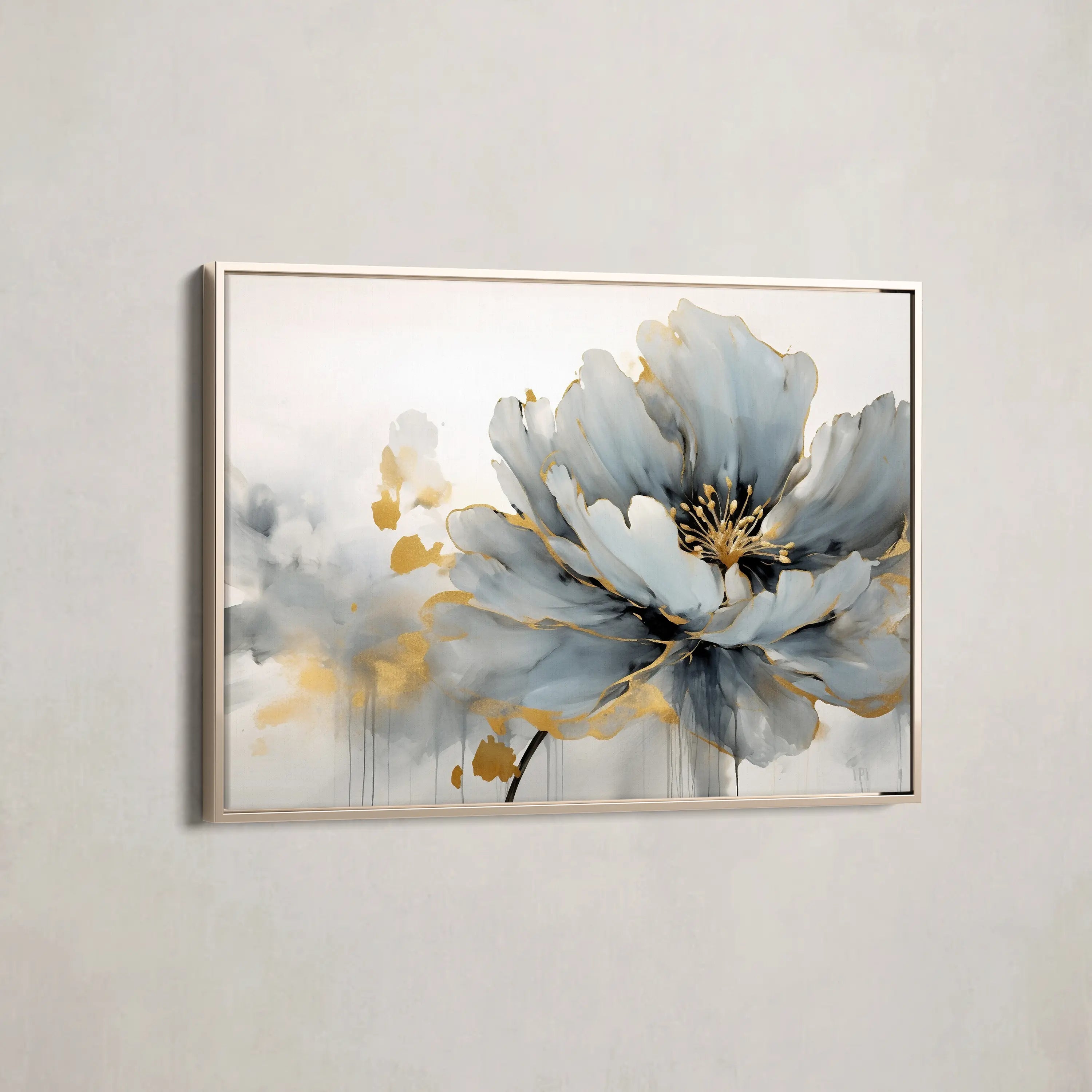 Floral Canvas Wall Art WAD215-F 90 x 60 cm / Stretched on hidden frame