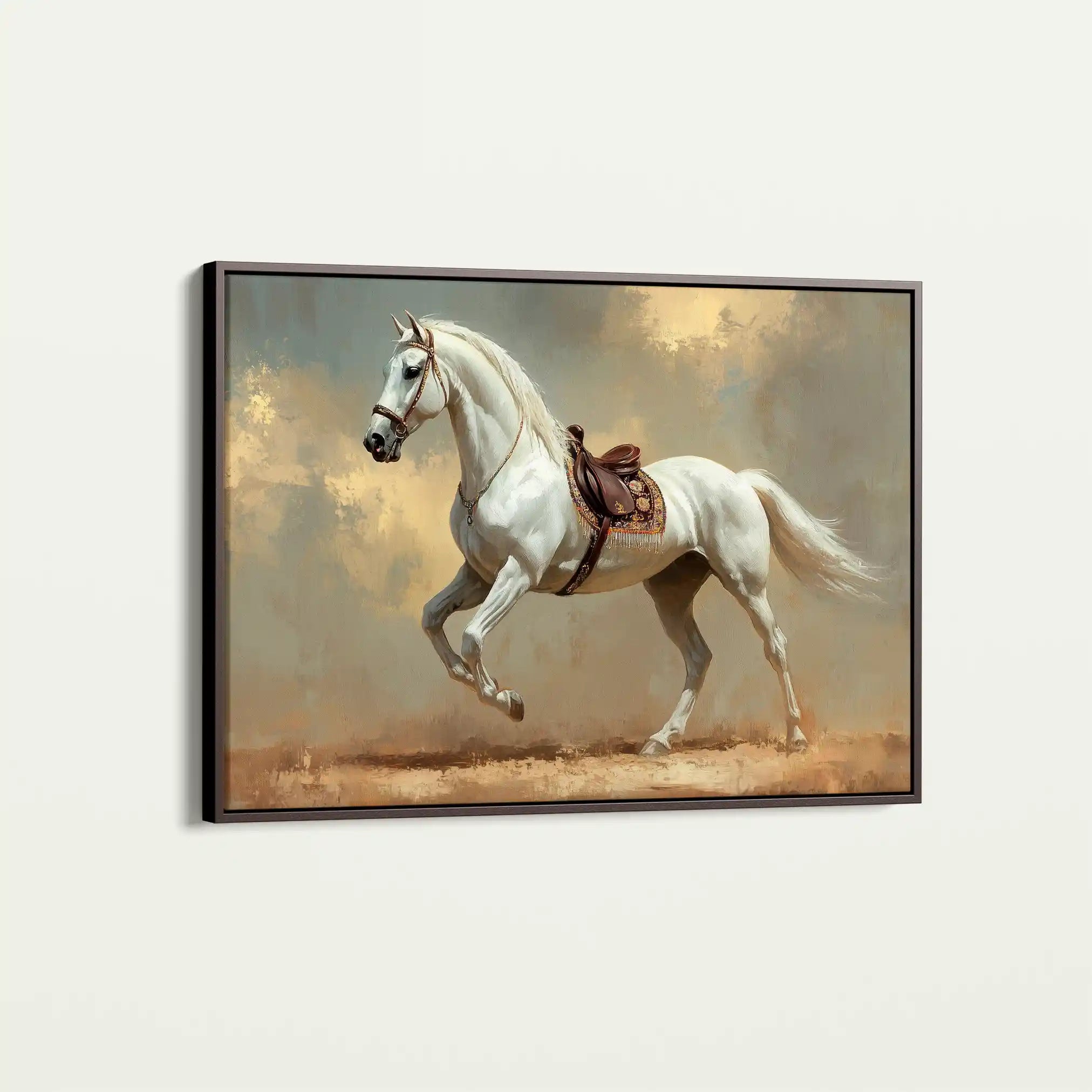 Horses 215 Canvas Art 90 x 60 cm / Stretched on hidden frame