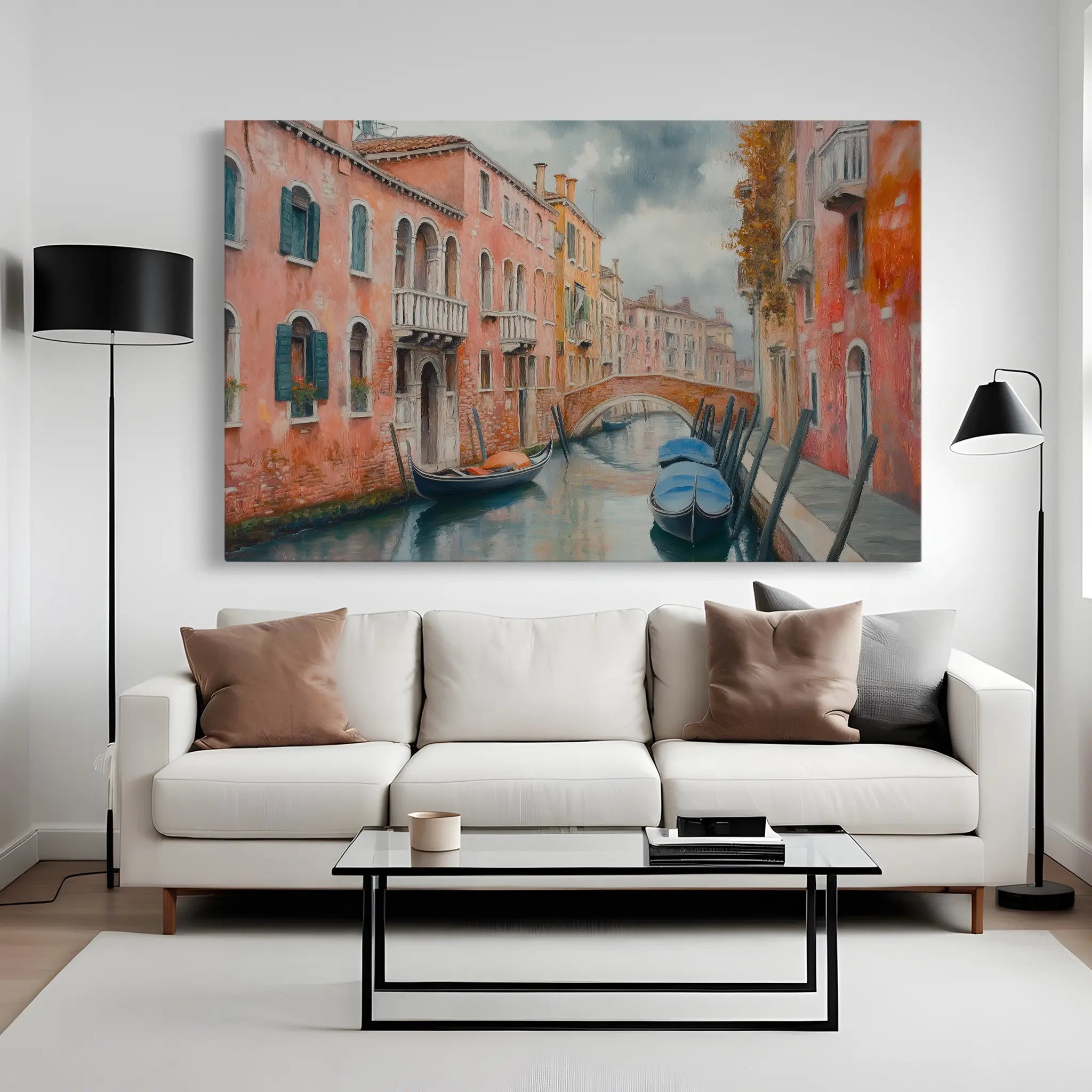 Landscape Canvas Wall Art WAD215-L 90 x 60 cm / Stretched on hidden frame