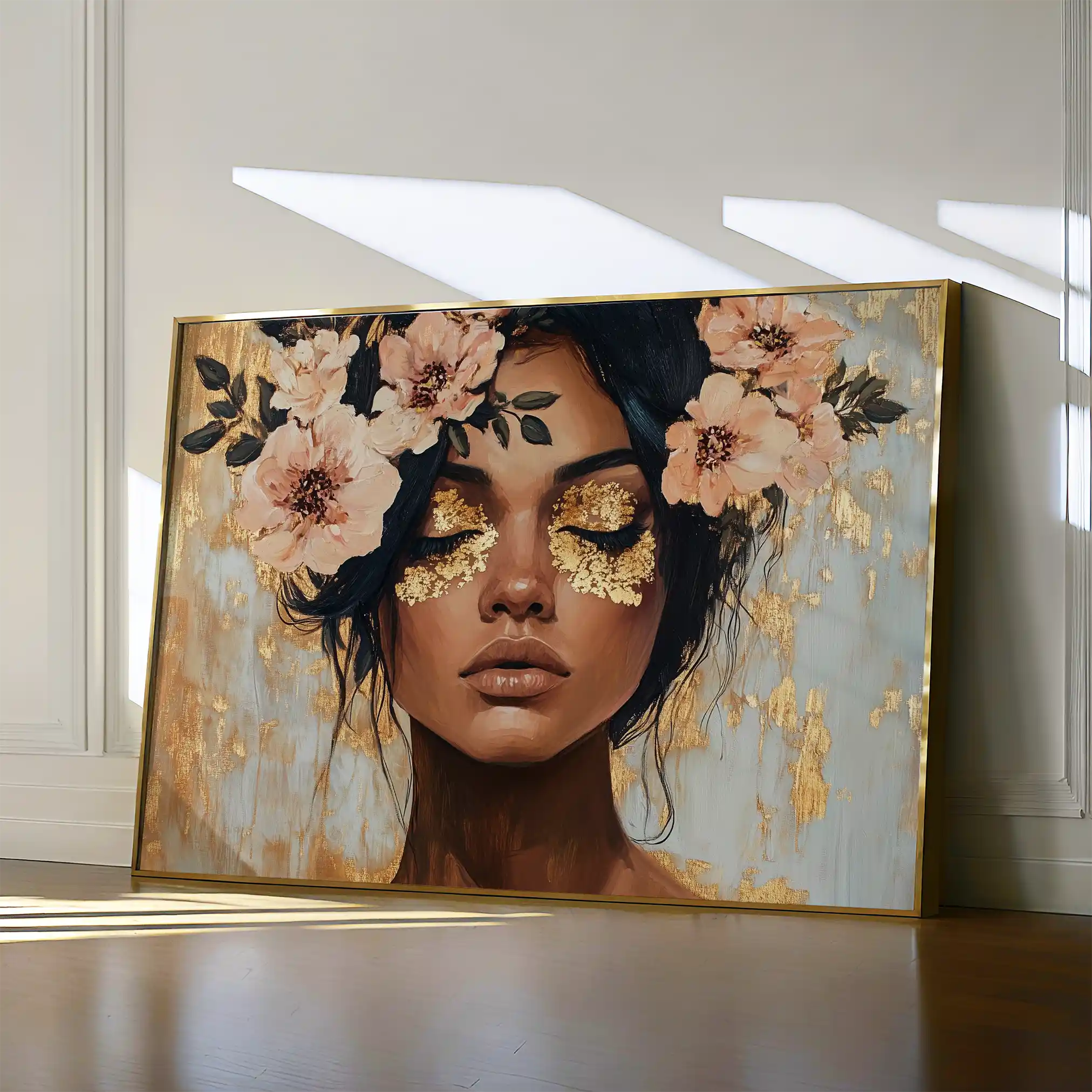 Portrait 215 Canvas Art 90 x 60 cm / Stretched on hidden frame