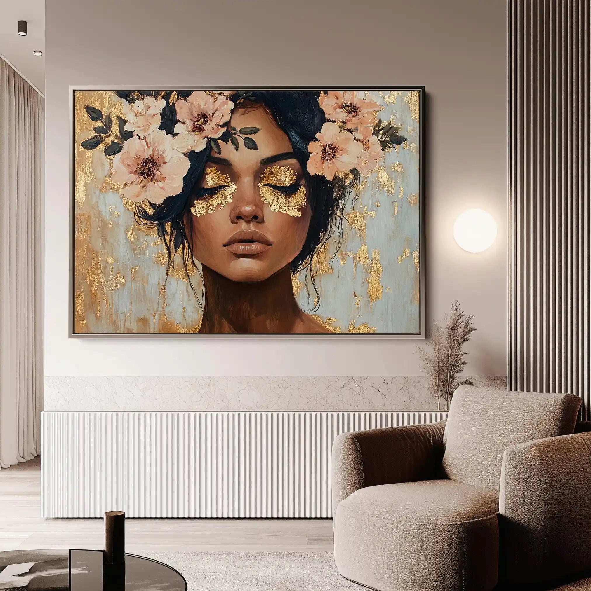 Portrait 215 Canvas Art 90 x 60 cm / Stretched on hidden frame