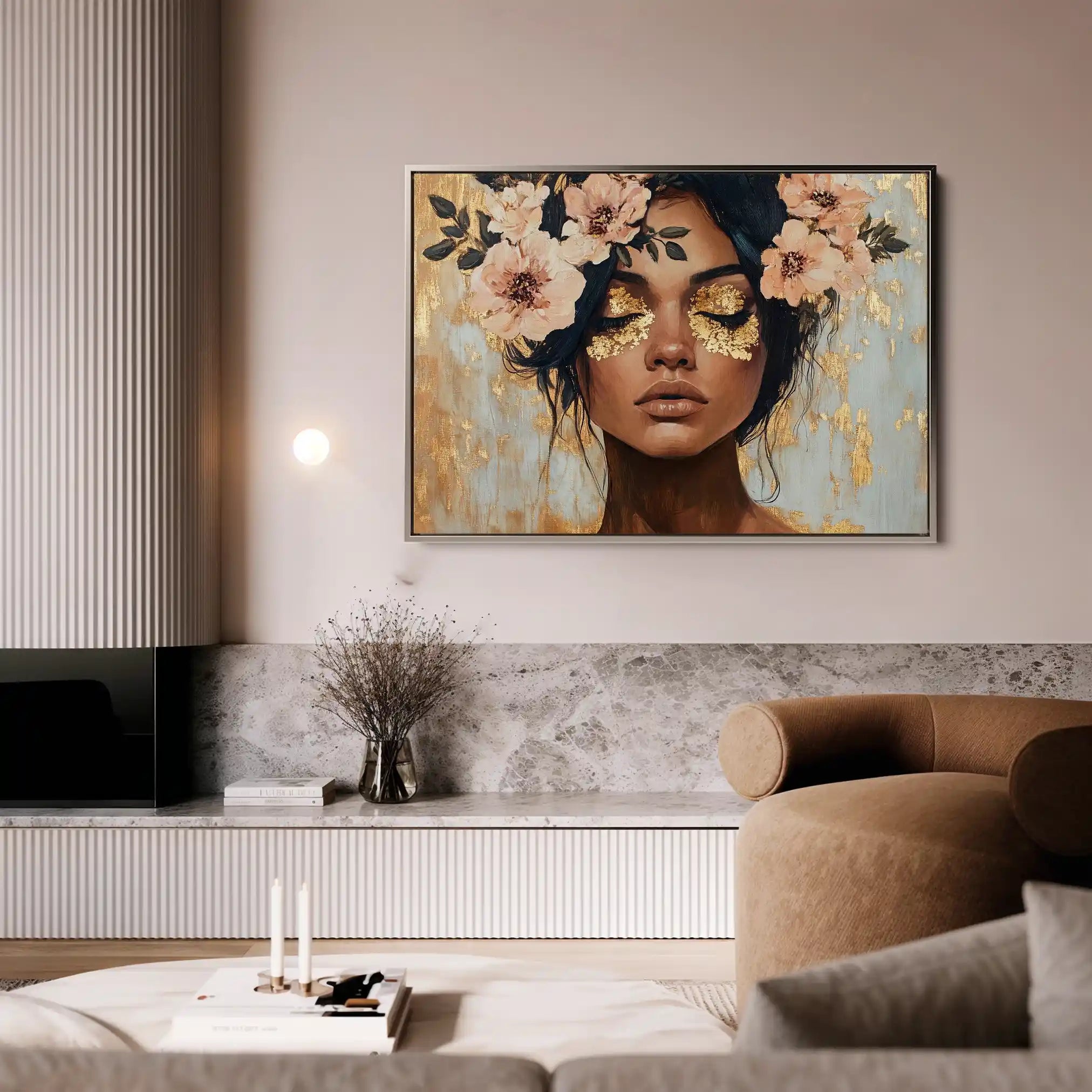 Portrait 215 Canvas Art 90 x 60 cm / Stretched on hidden frame