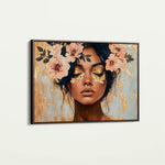 Portrait 215 Canvas Art 90 x 60 cm / Stretched on hidden frame