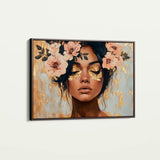 Portrait 215 Canvas Art 90 x 60 cm / Stretched on hidden frame