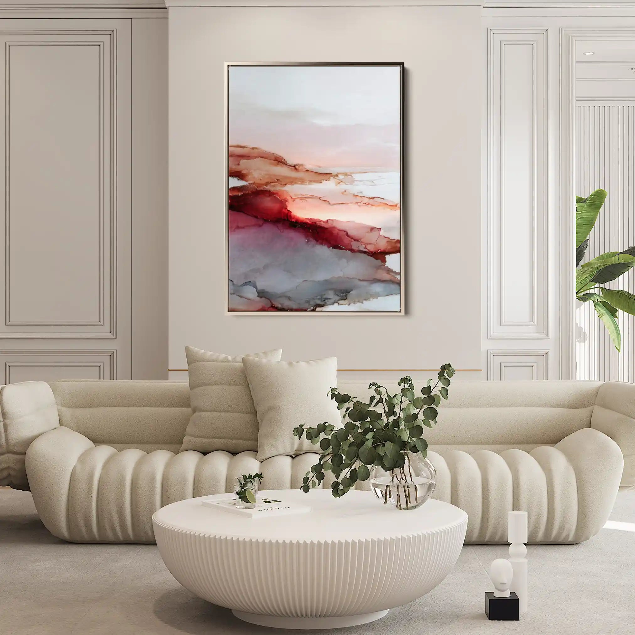 Abstract 2150 Canvas Art 60 x 40 cm / Stretched on hidden frame