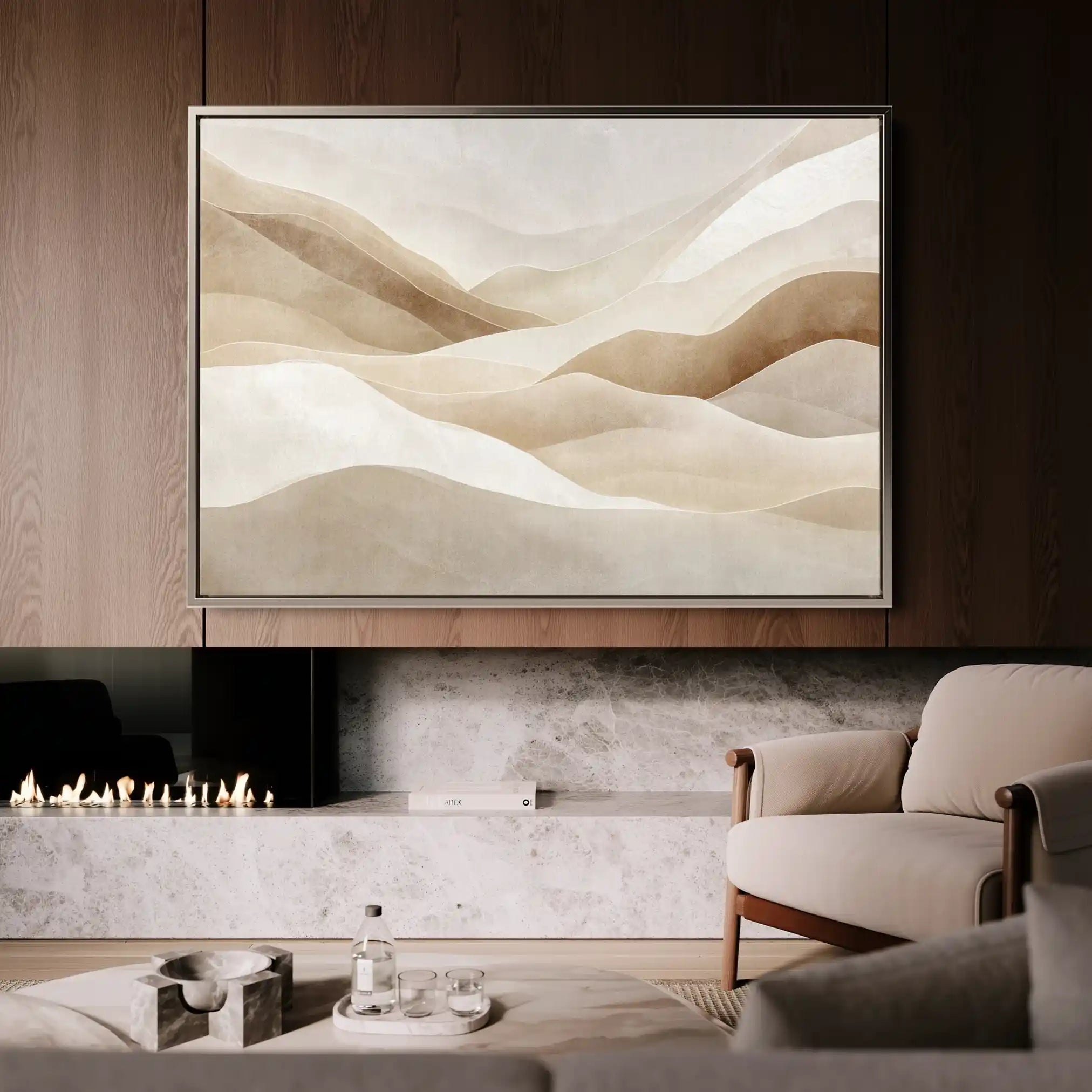 Abstract 2152 Canvas Art 60 x 40 cm / Stretched on hidden frame
