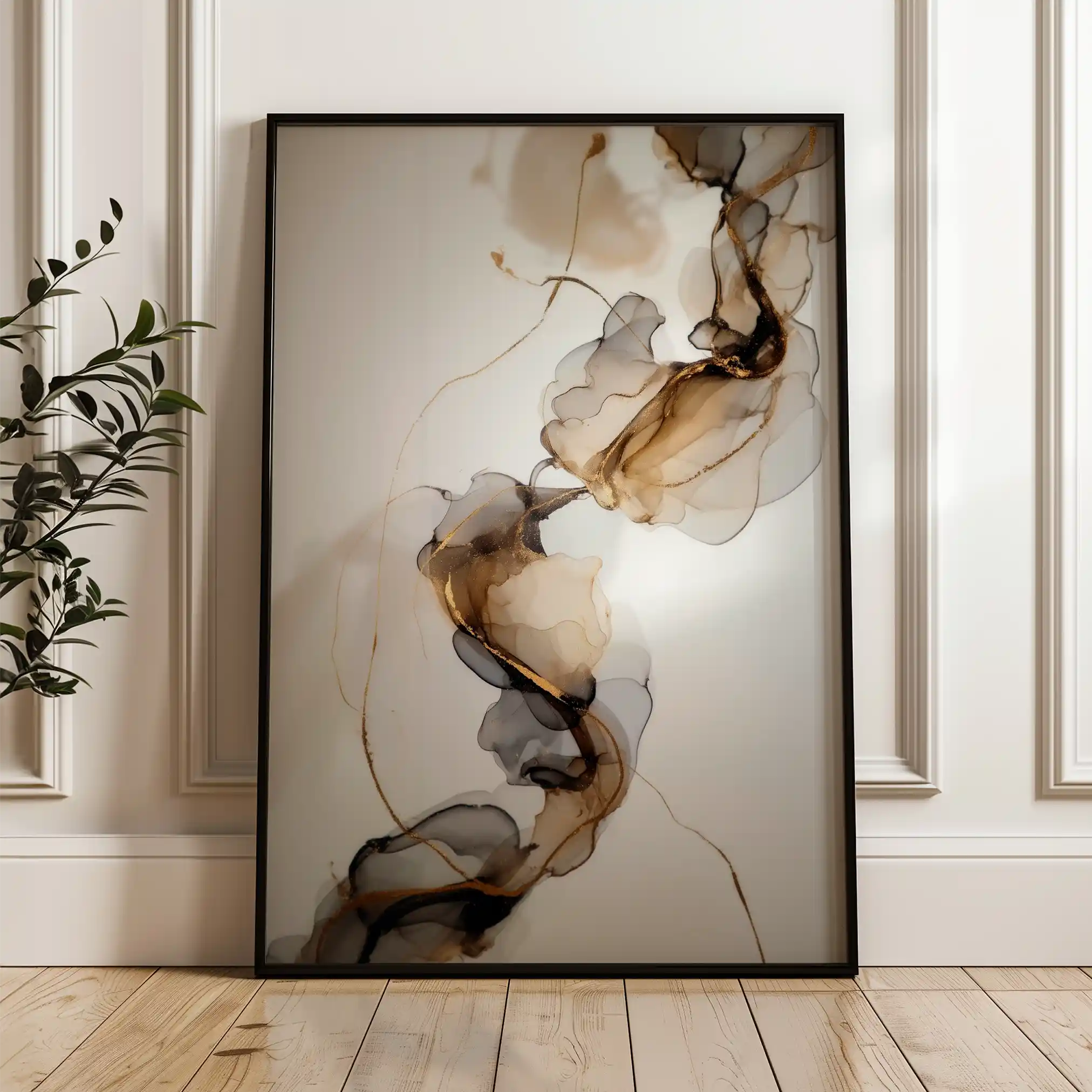 Abstract 2153 Canvas Art 60 x 40 cm / Stretched on hidden frame