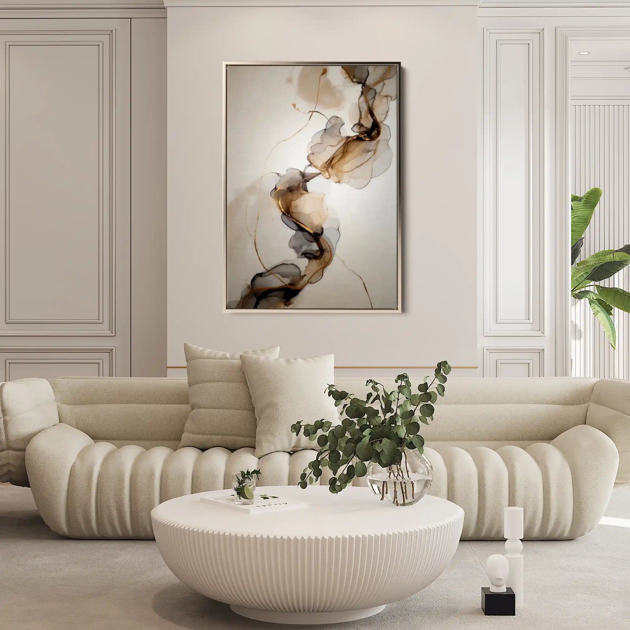 Abstract 2153 Canvas Art 60 x 40 cm / Stretched on hidden frame