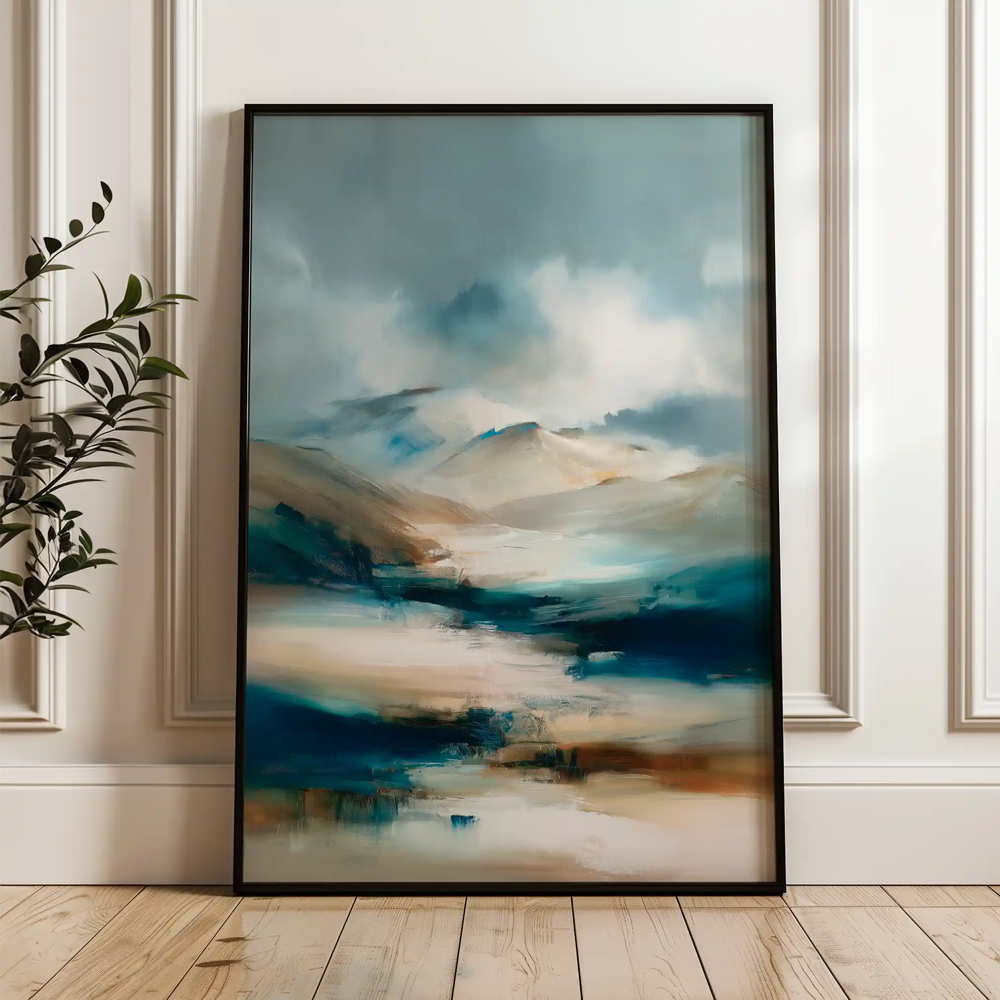 Abstract 2154 Canvas Art 60 x 40 cm / Stretched on hidden frame