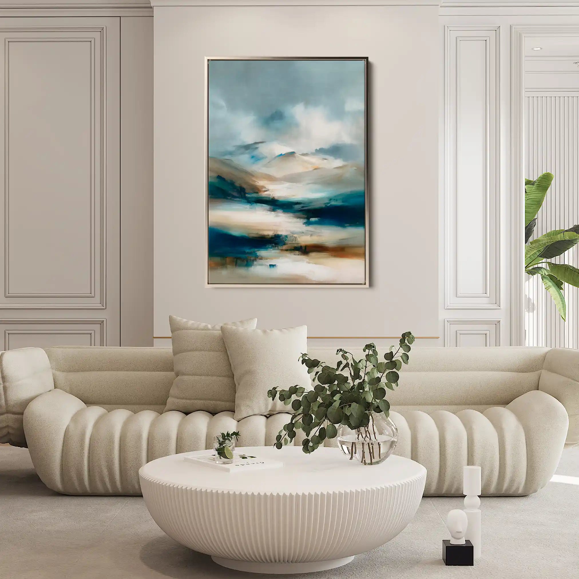 Abstract 2154 Canvas Art 60 x 40 cm / Stretched on hidden frame