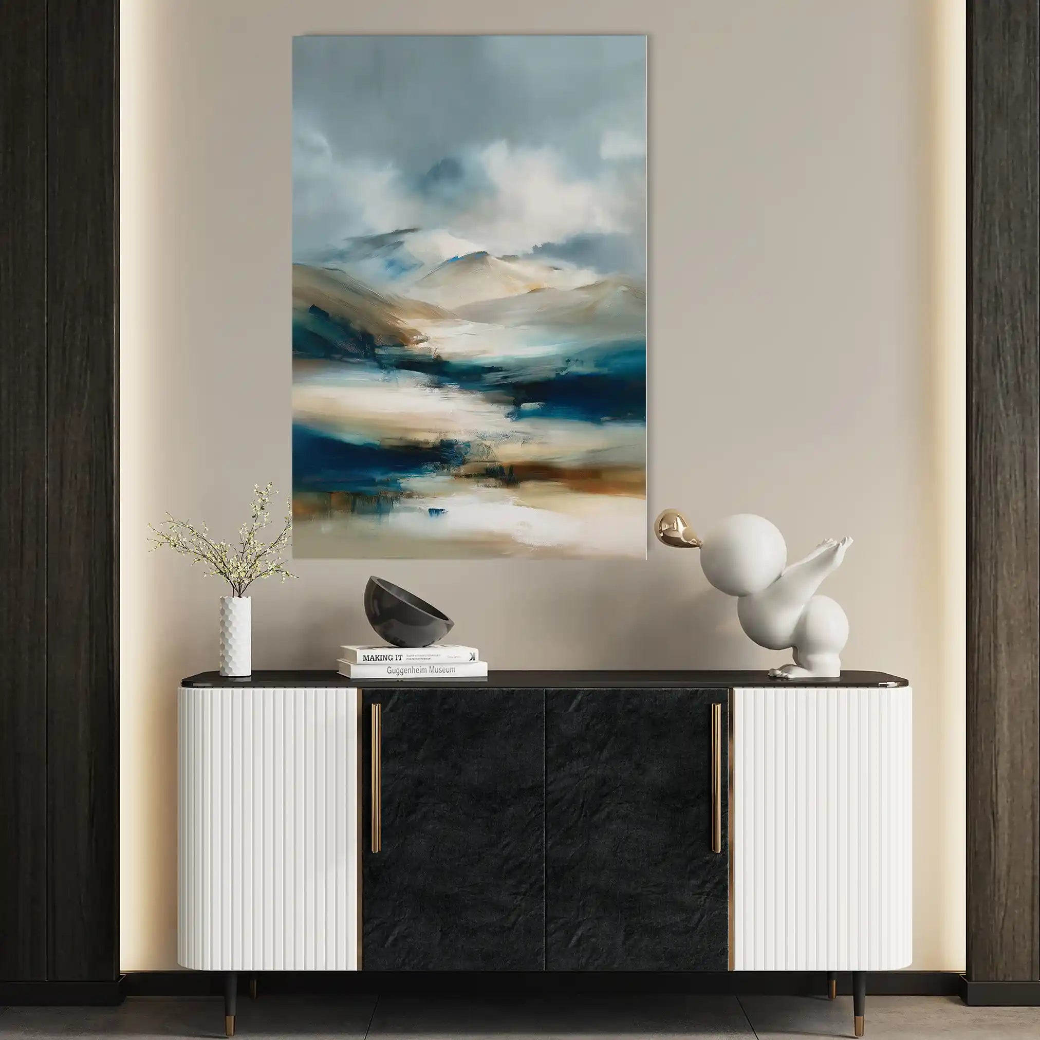Abstract 2154 Canvas Art 60 x 40 cm / Stretched on hidden frame