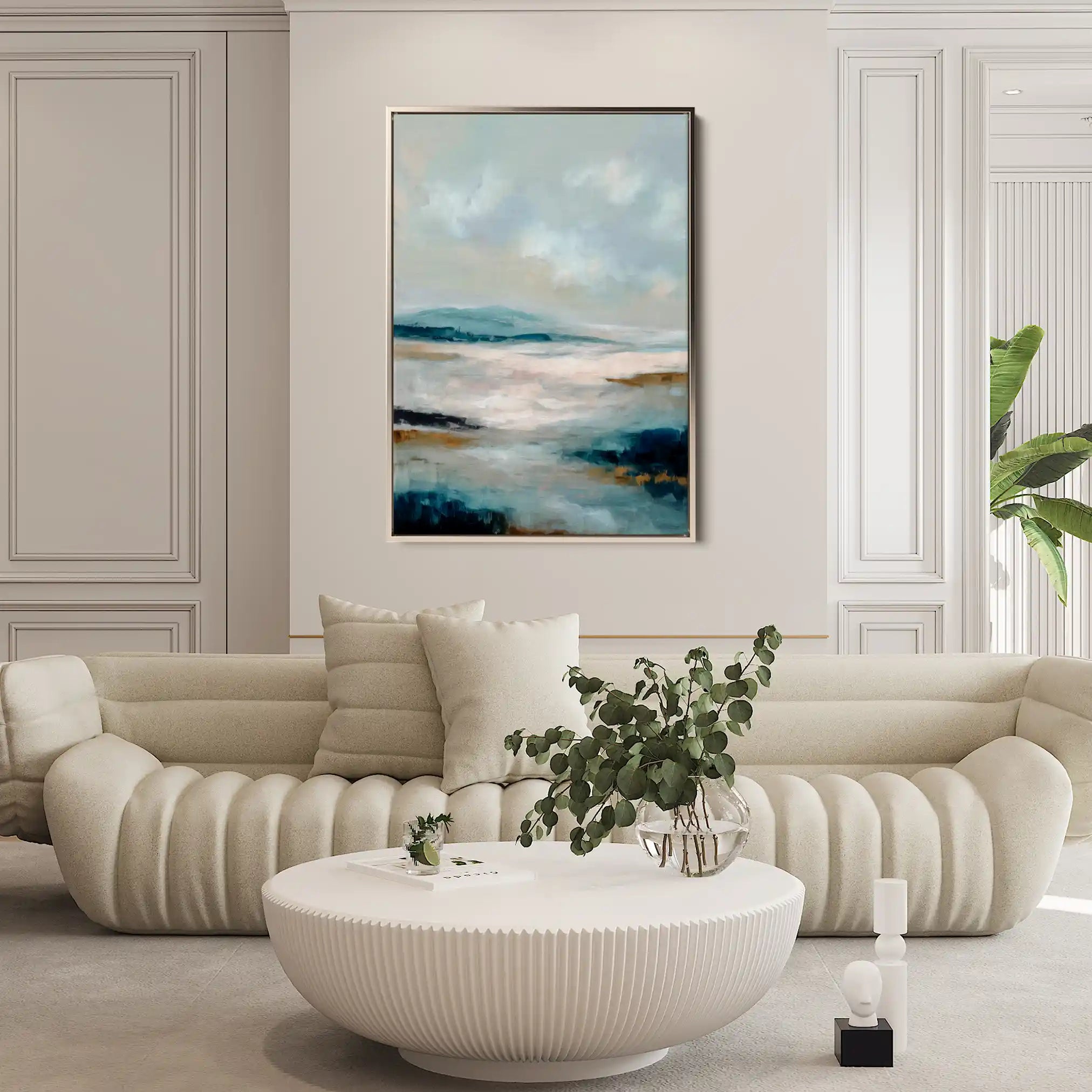 Abstract 2155 Canvas Art 60 x 40 cm / Stretched on hidden frame