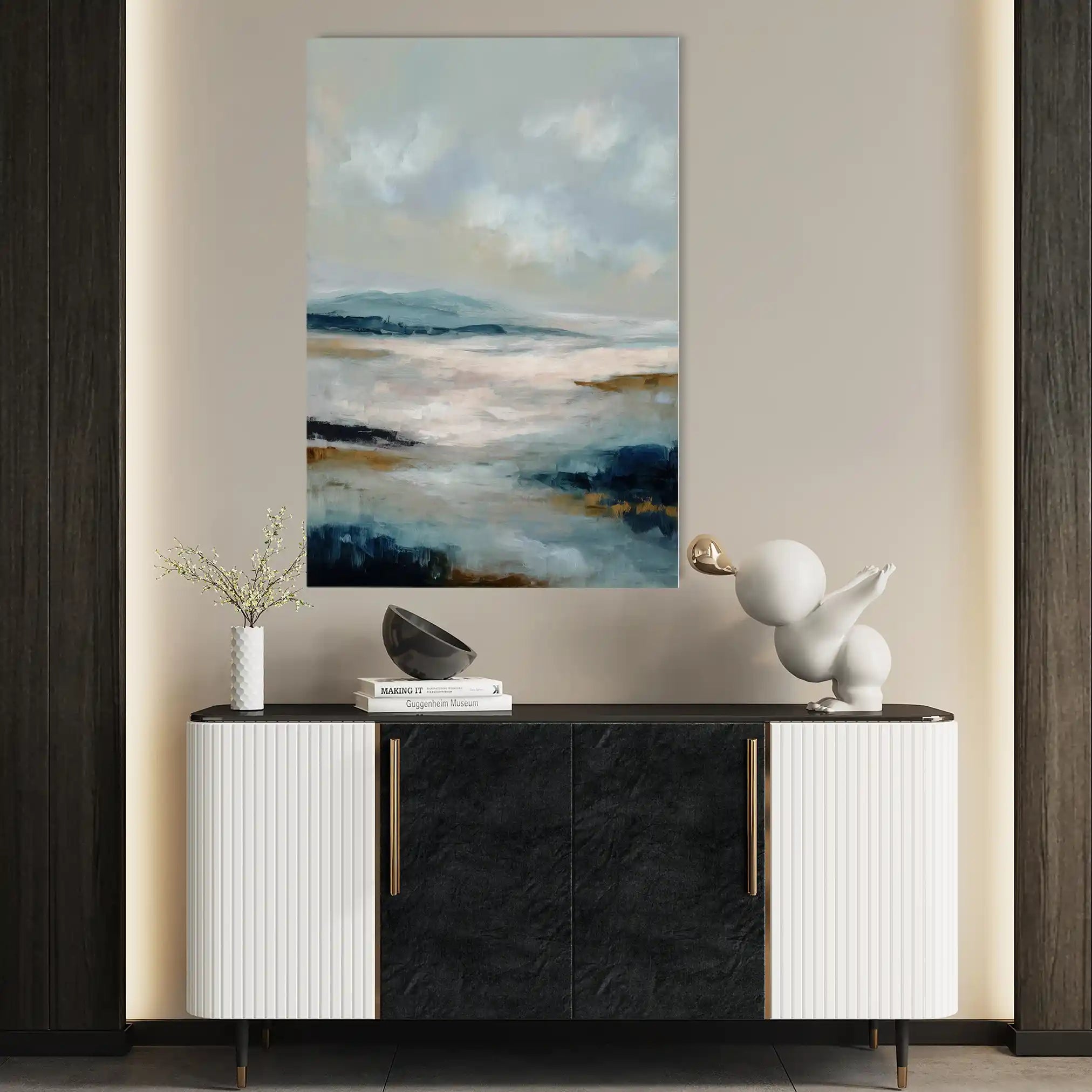 Abstract 2155 Canvas Art 60 x 40 cm / Stretched on hidden frame