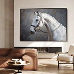 Horses 216 Canvas Art 90 x 60 cm / Stretched on hidden frame