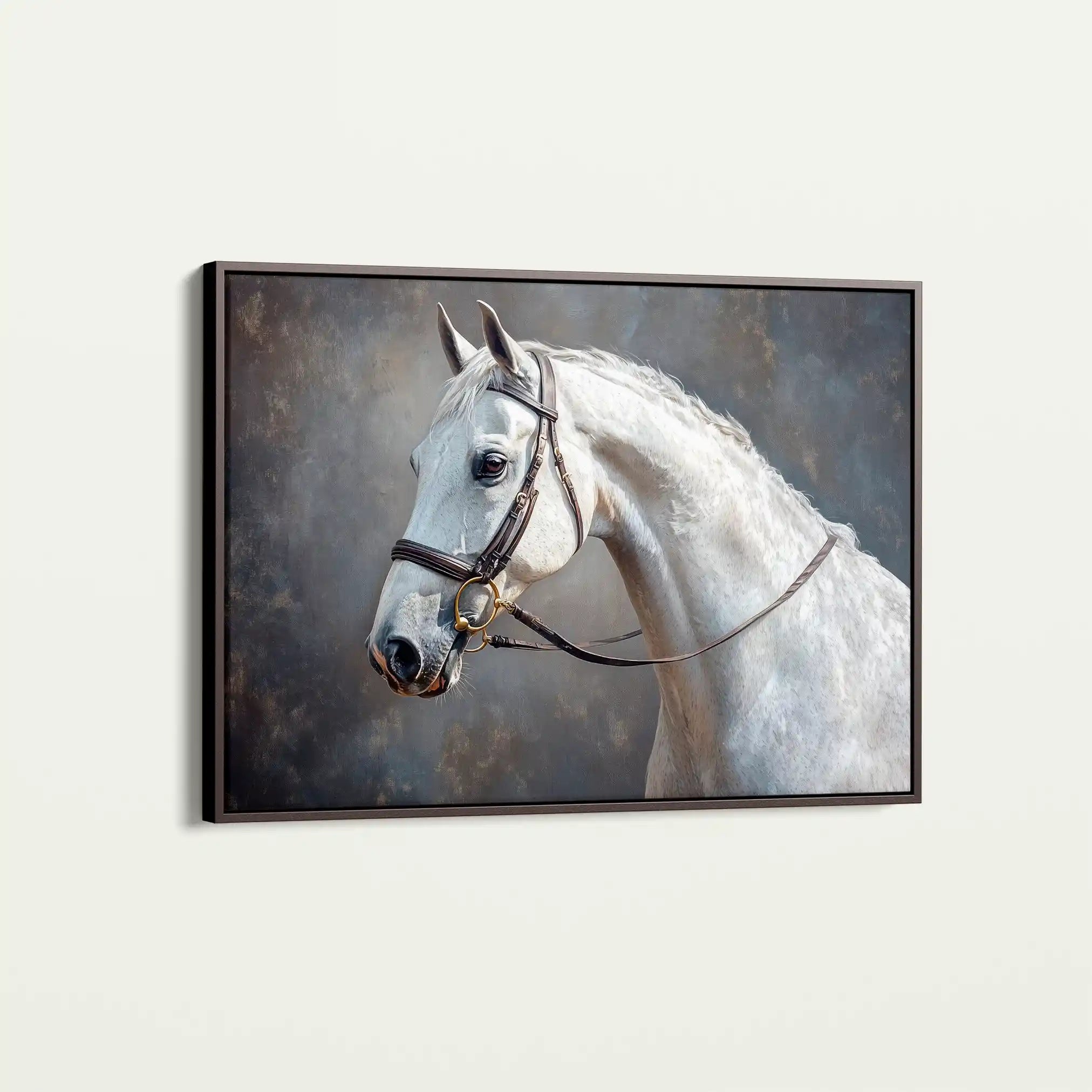 Horses 216 Canvas Art 90 x 60 cm / Stretched on hidden frame