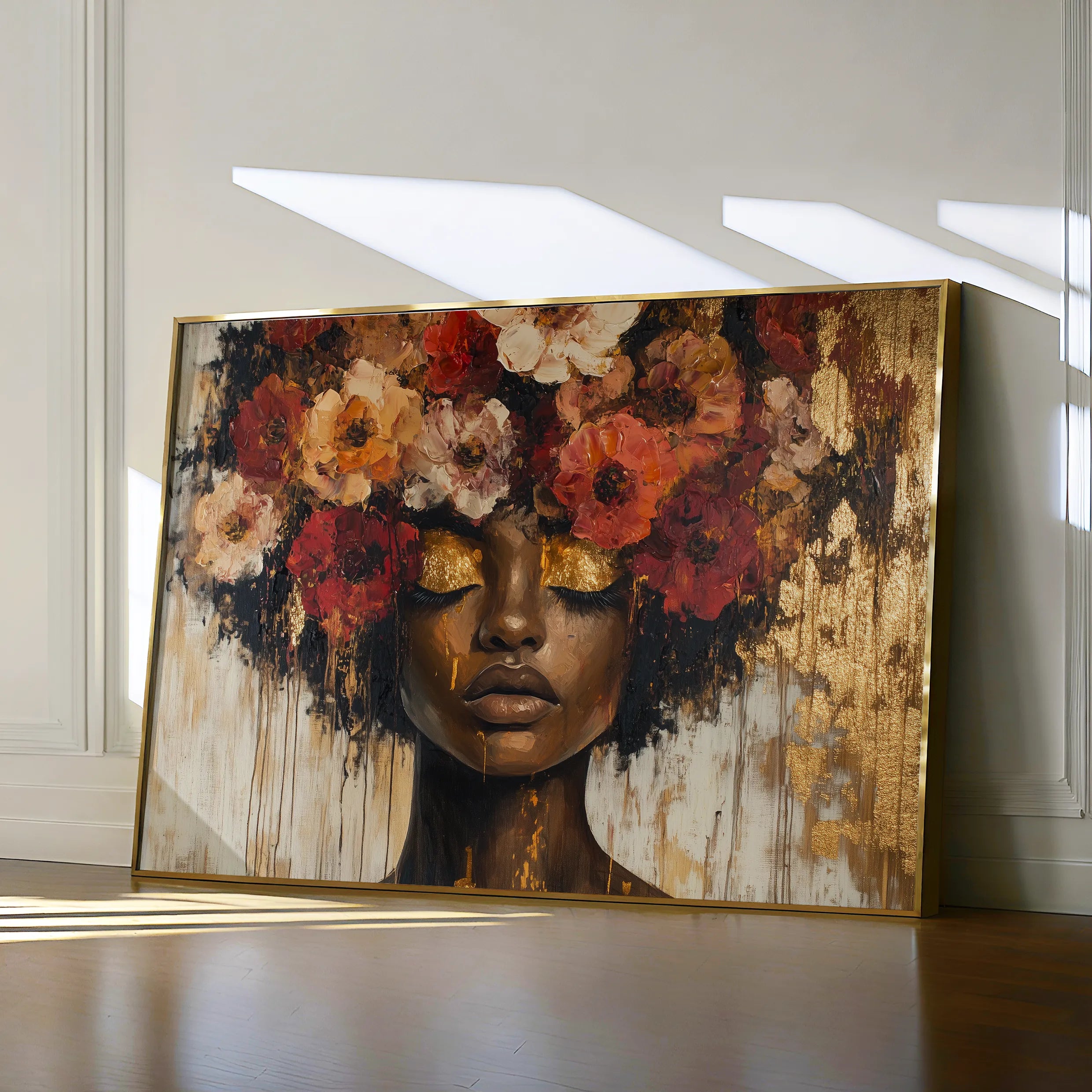 Portrait Canvas Wall Art WAD216-P 90 x 60 cm / Stretched on hidden frame