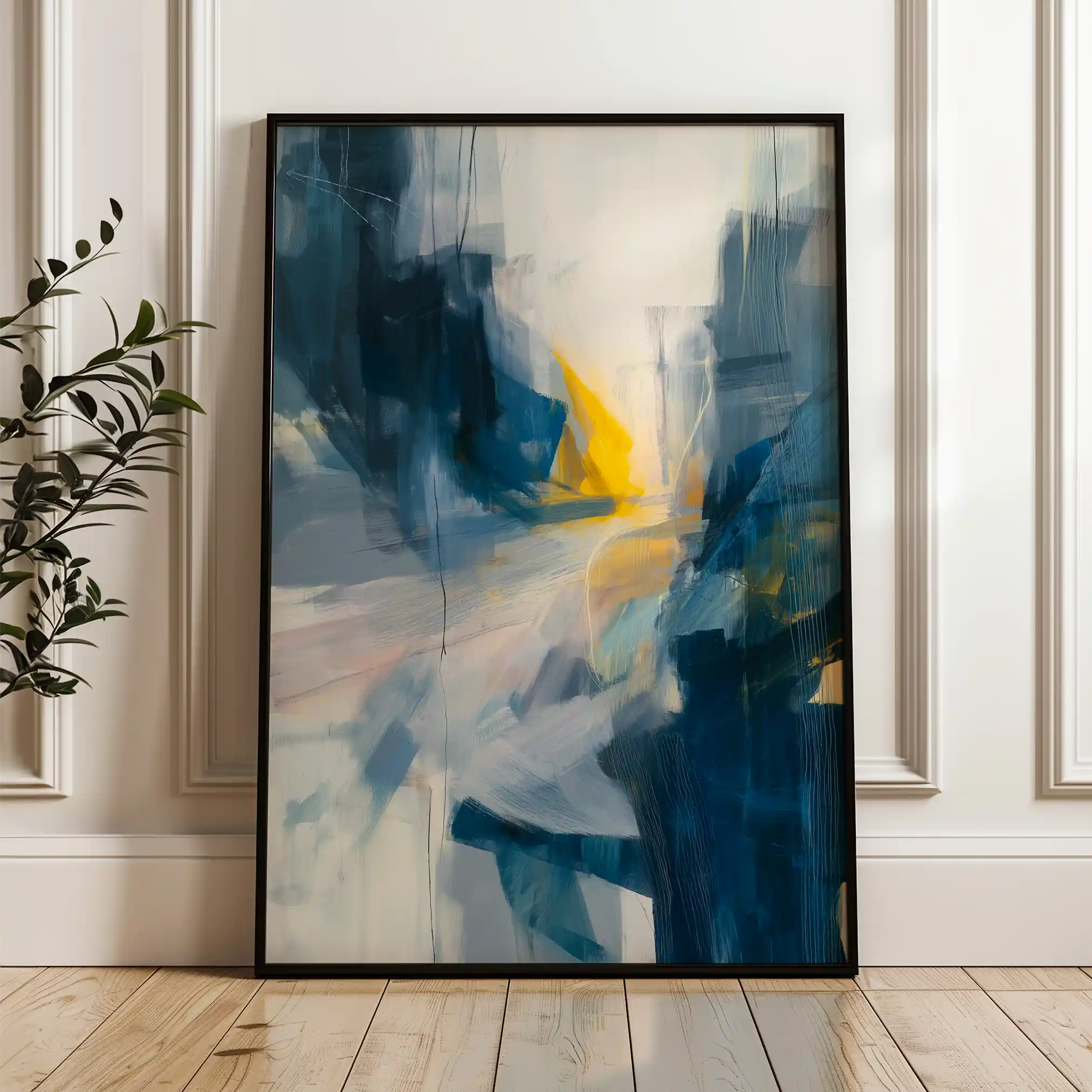 Abstract 2163 Canvas Art 60 x 40 cm / Stretched on hidden frame