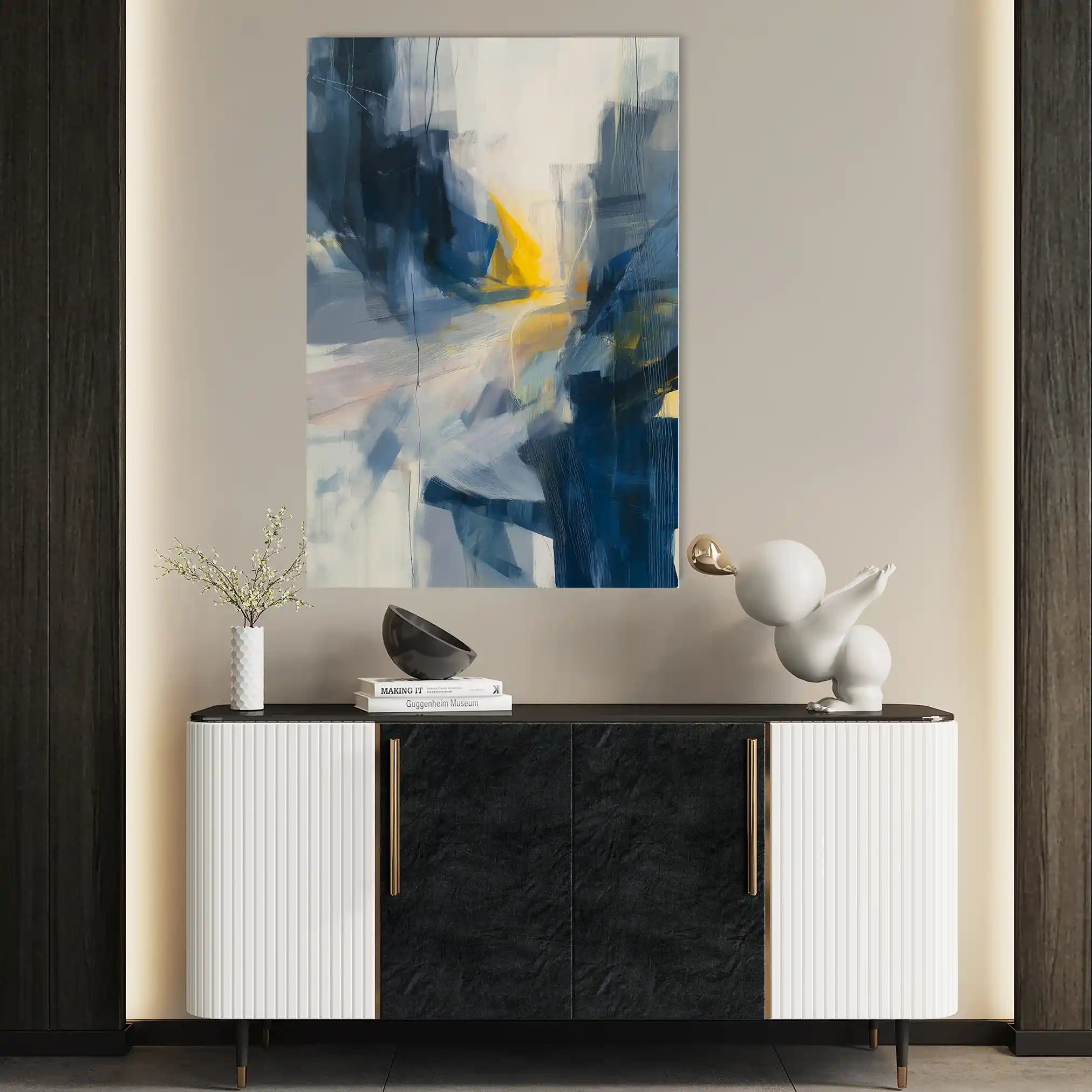 Abstract 2163 Canvas Art 60 x 40 cm / Stretched on hidden frame