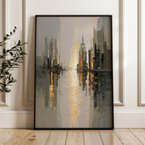 Abstract 2165 Canvas Art 60 x 40 cm / Stretched on hidden frame