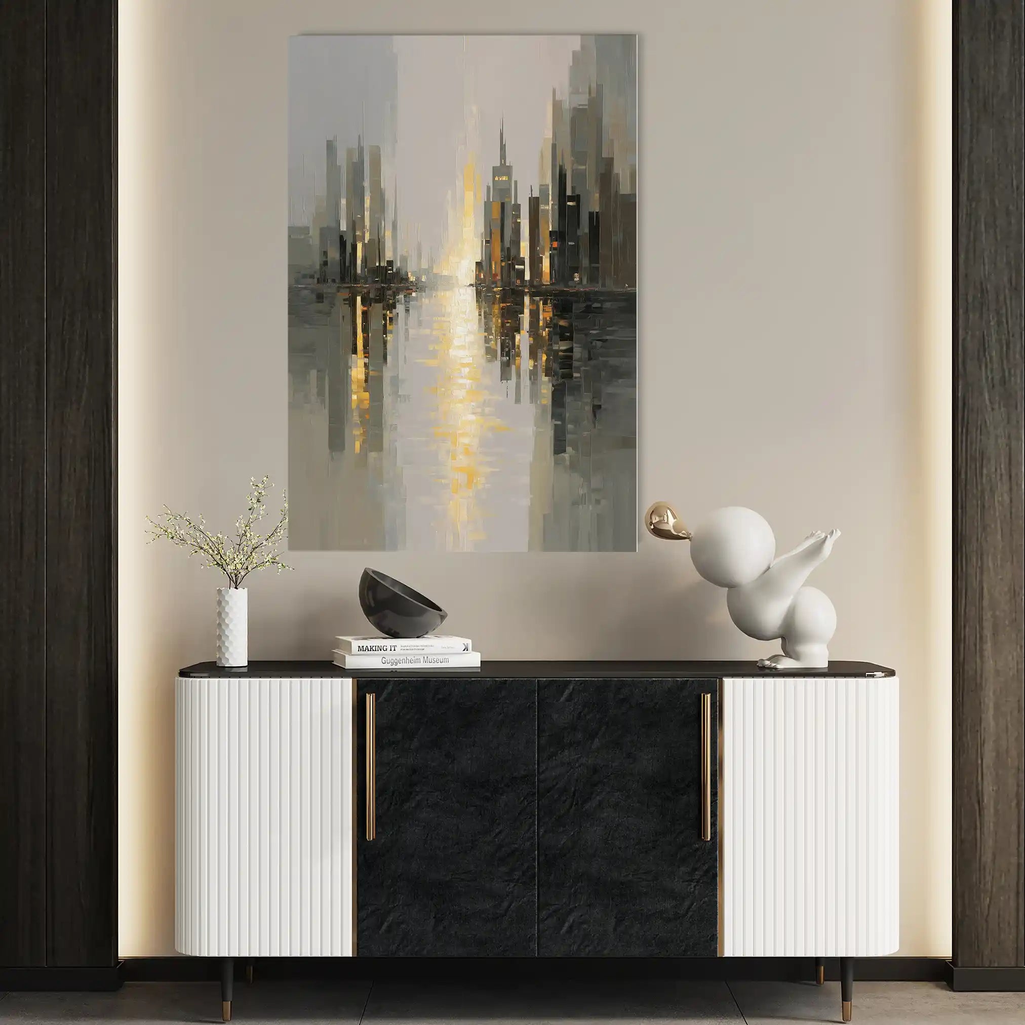 Abstract 2165 Canvas Art 60 x 40 cm / Stretched on hidden frame