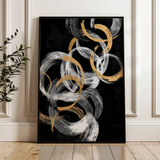 Abstract 2166 Canvas Art 60 x 40 cm / Stretched on hidden frame