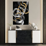 Abstract 2166 Canvas Art 60 x 40 cm / Stretched on hidden frame