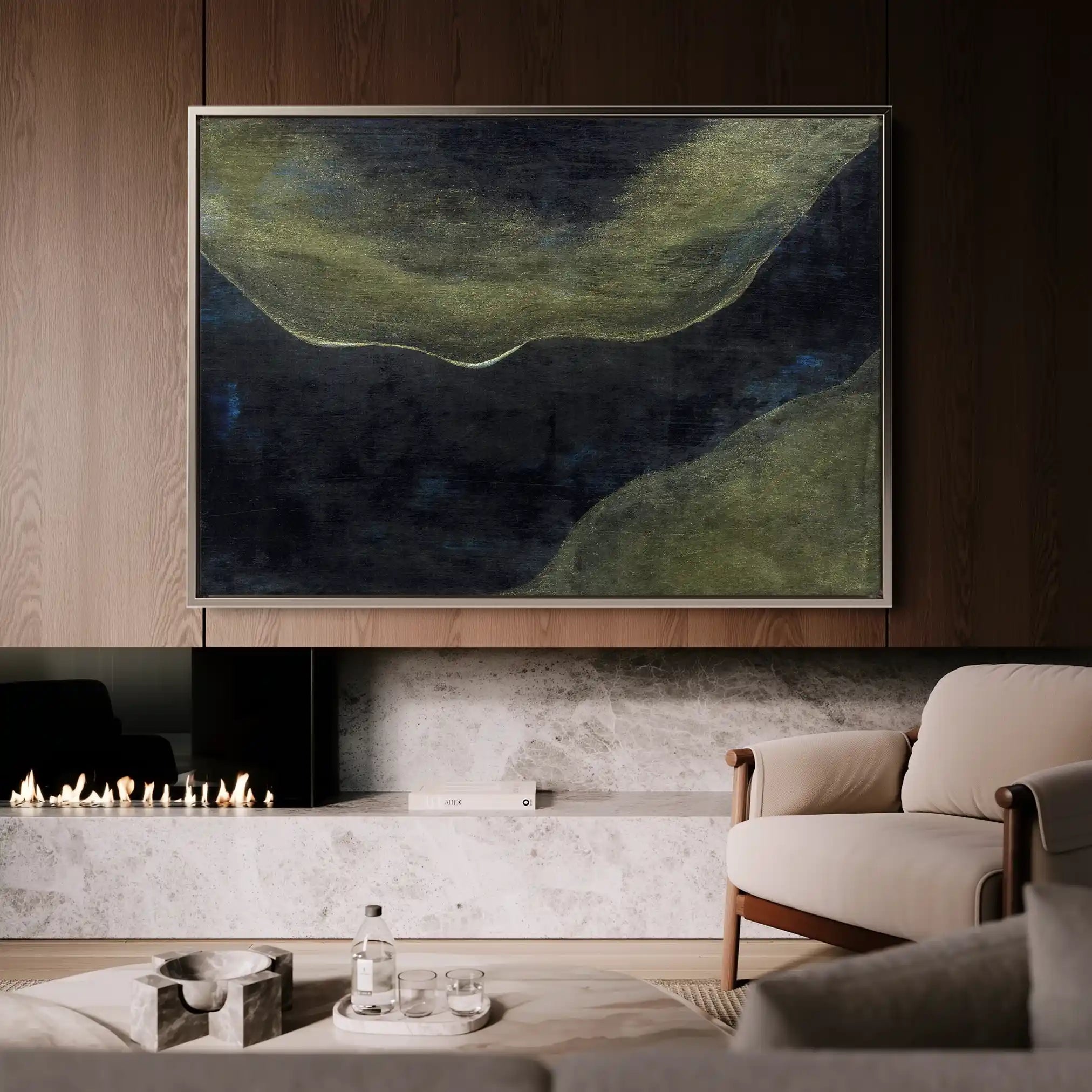 Abstract 217 Canvas Art 60 x 40 cm / Stretched on hidden frame