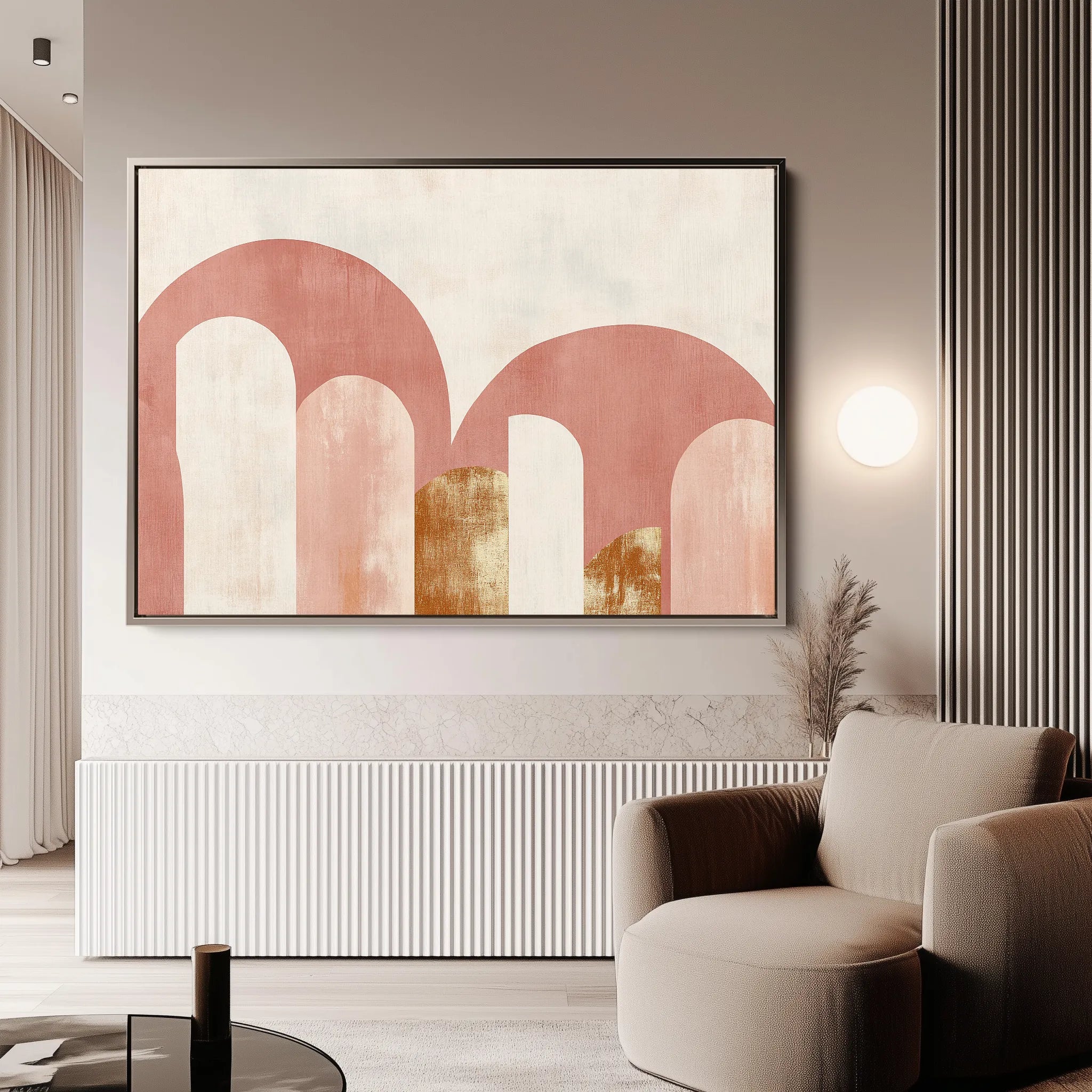 Boho Canvas Wall Art WAD217-BH 90 x 60 cm / Stretched on hidden frame