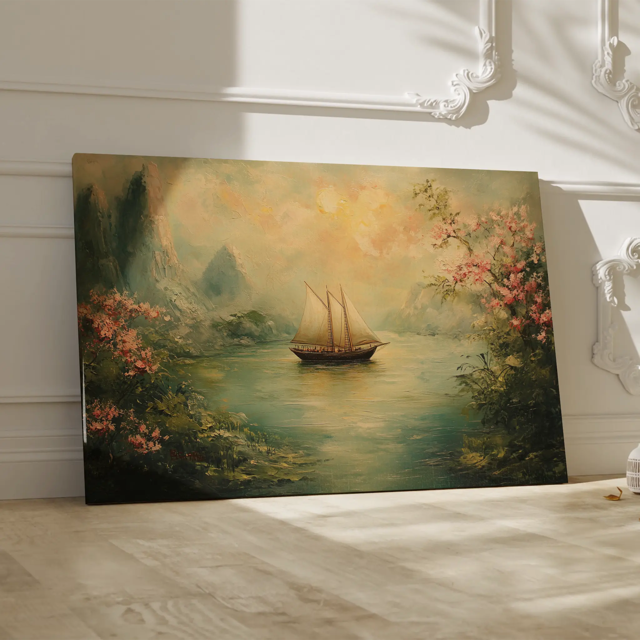 Landscape Canvas Wall Art WAD217-L 90 x 60 cm / Stretched on hidden frame