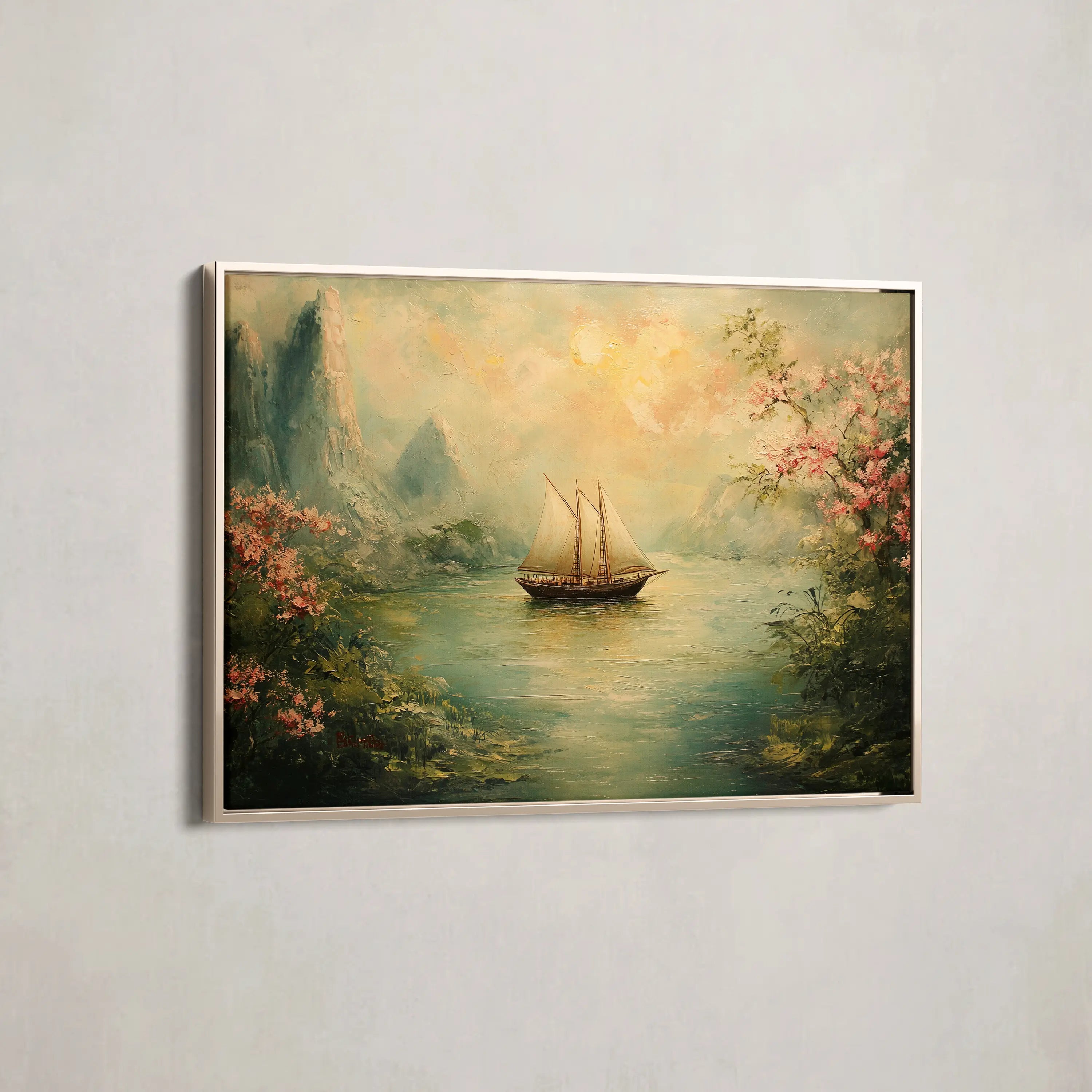 Landscape Canvas Wall Art WAD217-L 90 x 60 cm / Stretched on hidden frame