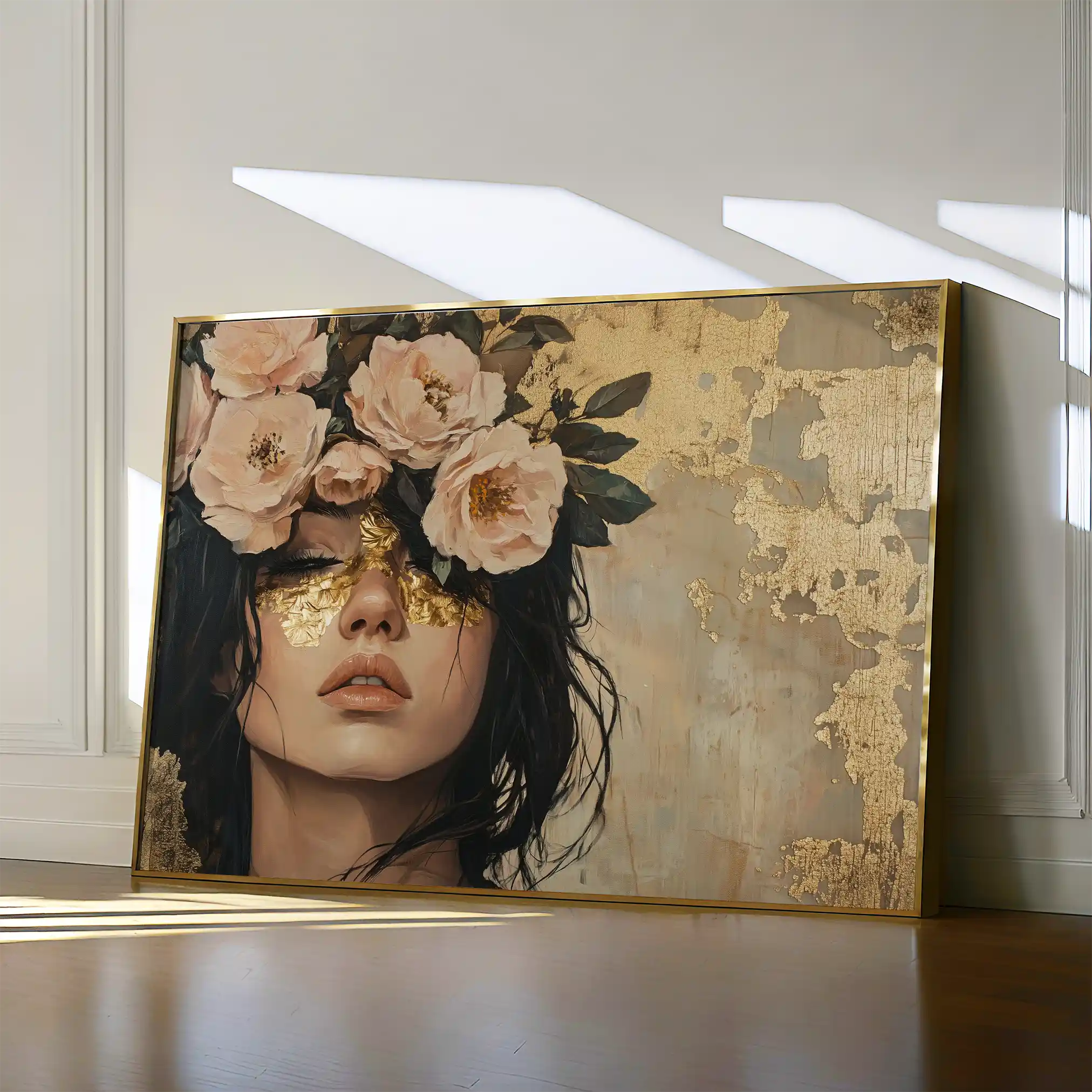 Portrait 217 Canvas Art 90 x 60 cm / Stretched on hidden frame