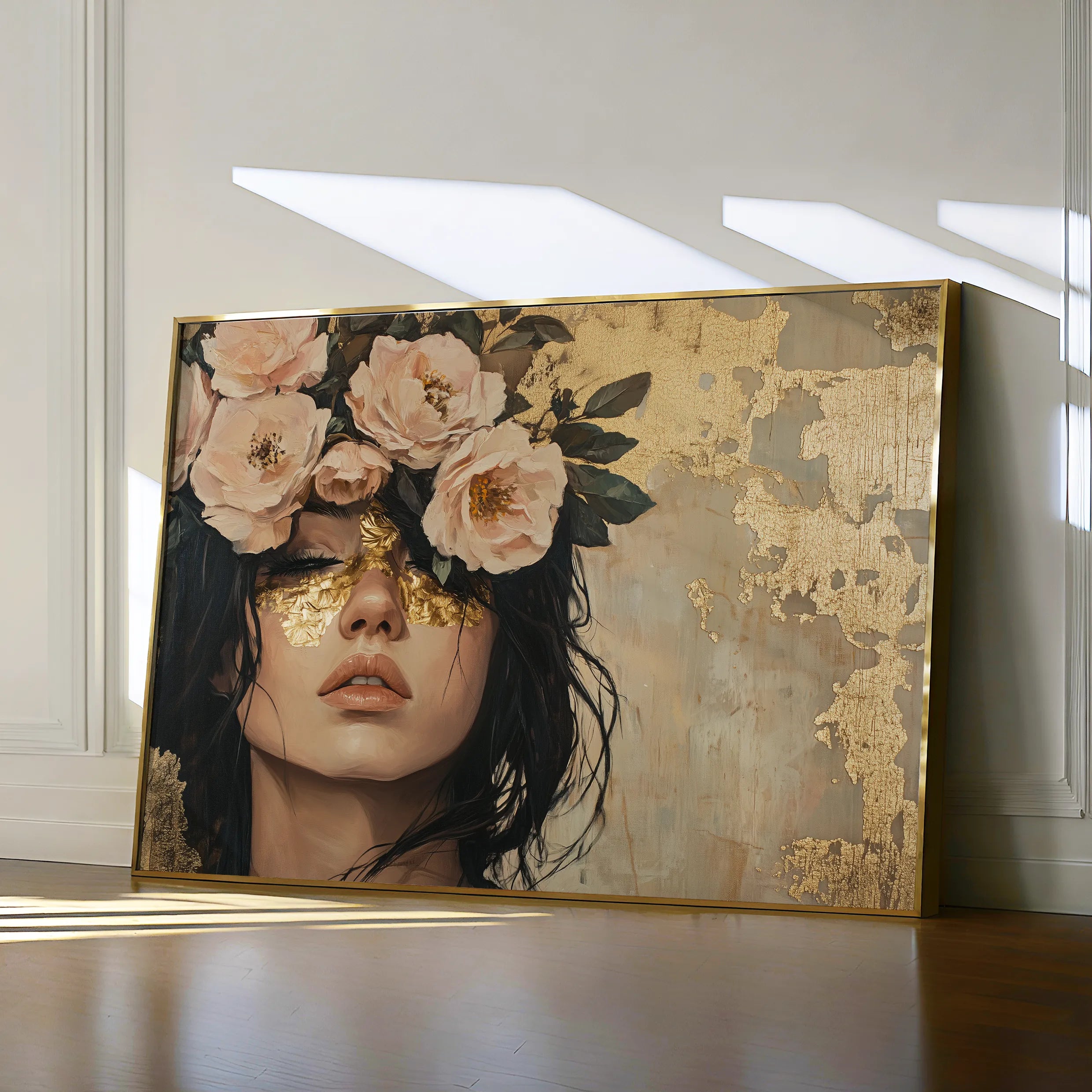 Portrait Canvas Wall Art WAD217-P 90 x 60 cm / Stretched on hidden frame