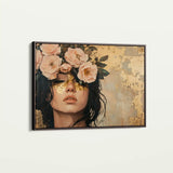 Portrait 217 Canvas Art 90 x 60 cm / Stretched on hidden frame