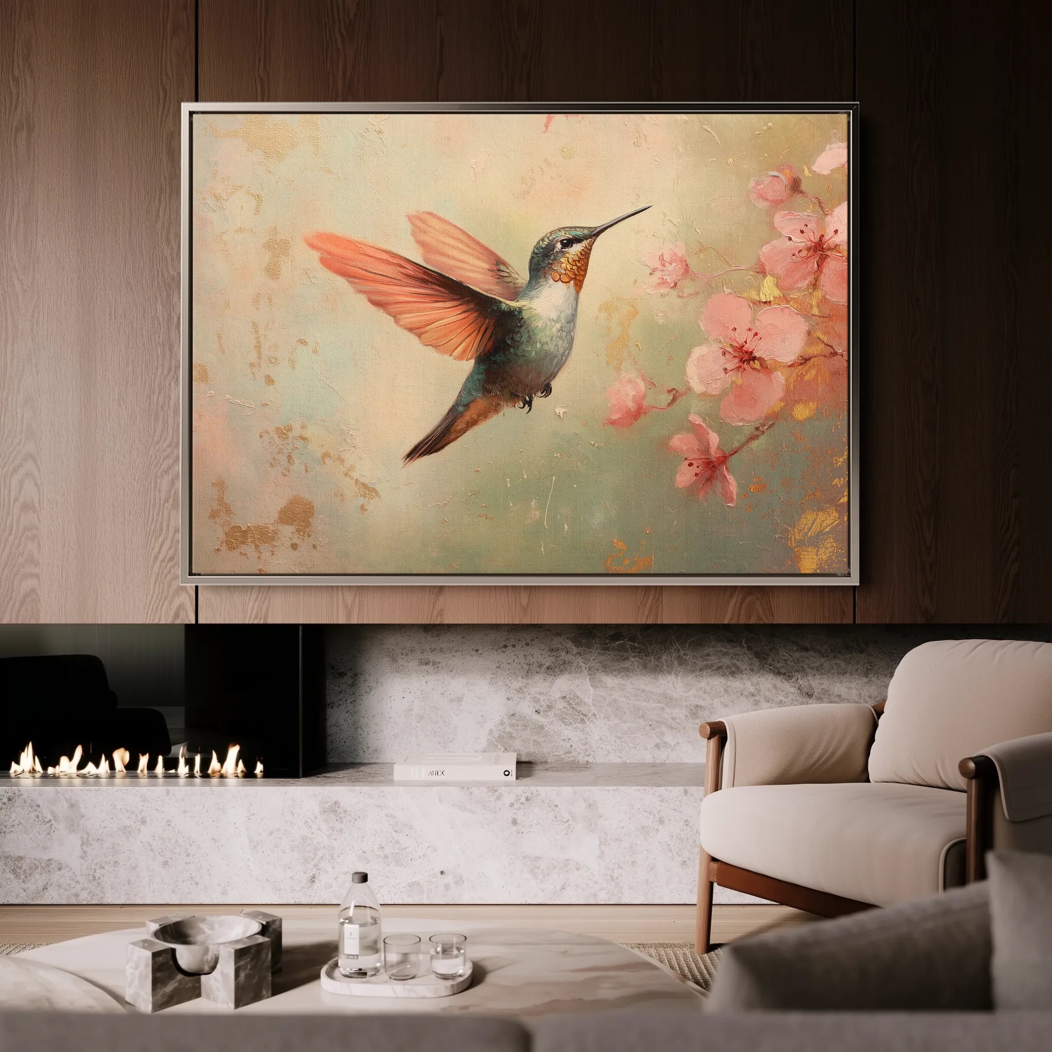 Animals Canvas Wall Art WAD218-AN 90 x 60 cm / Stretched on hidden frame