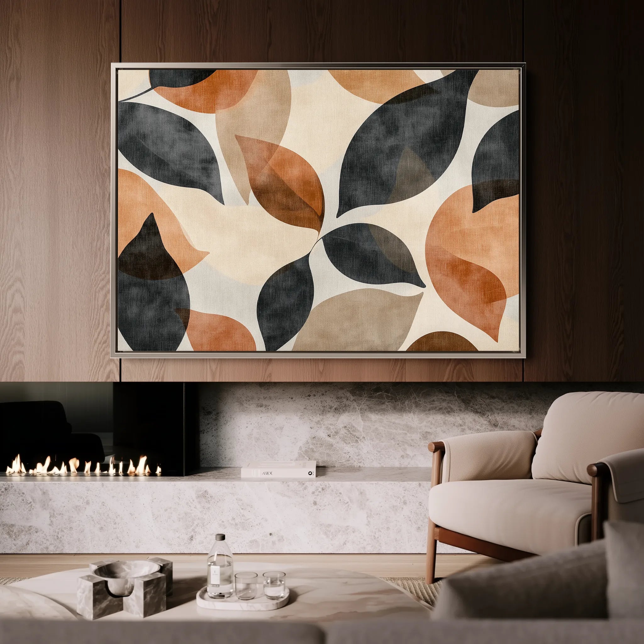 Boho Canvas Wall Art WAD218-BH 90 x 60 cm / Stretched on hidden frame