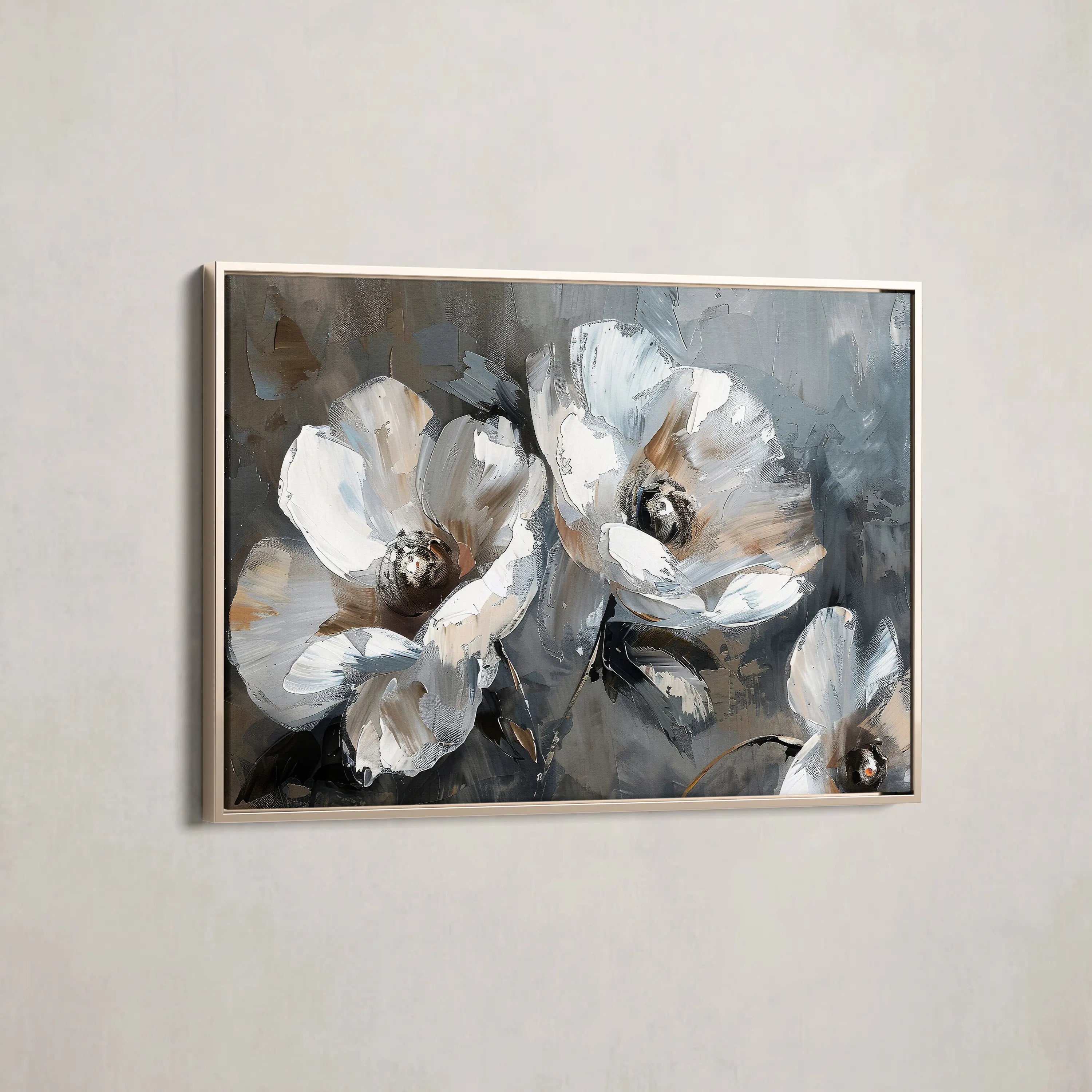 Floral Canvas Wall Art WAD218-F 90 x 60 cm / Stretched on hidden frame