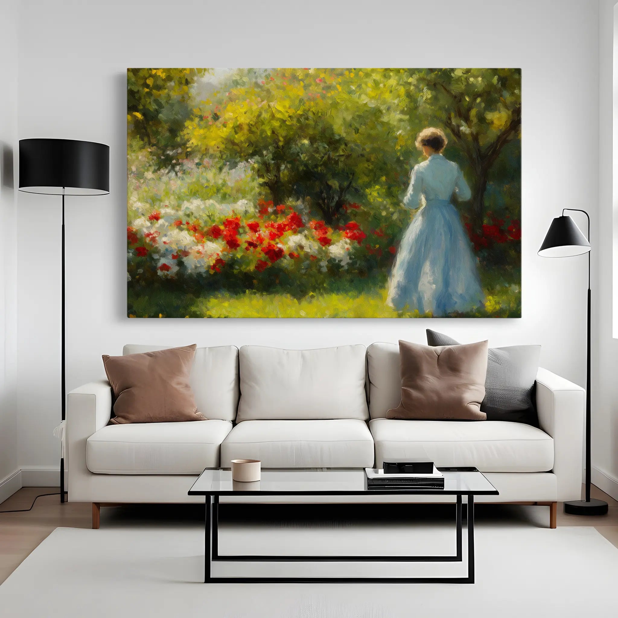 Landscape Canvas Wall Art WAD218-L 90 x 60 cm / Stretched on hidden frame