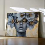 Portrait 218 Canvas Art 90 x 60 cm / Stretched on hidden frame